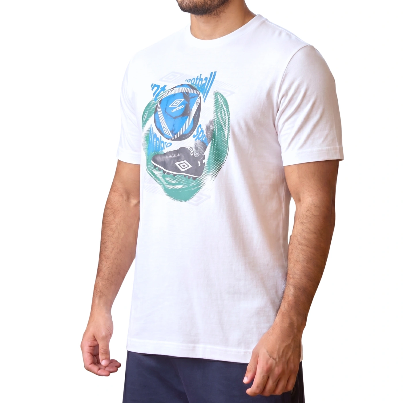POLO MANGA CORTA ALGODÓN HOMBRE UMBRO BLANCO - 2