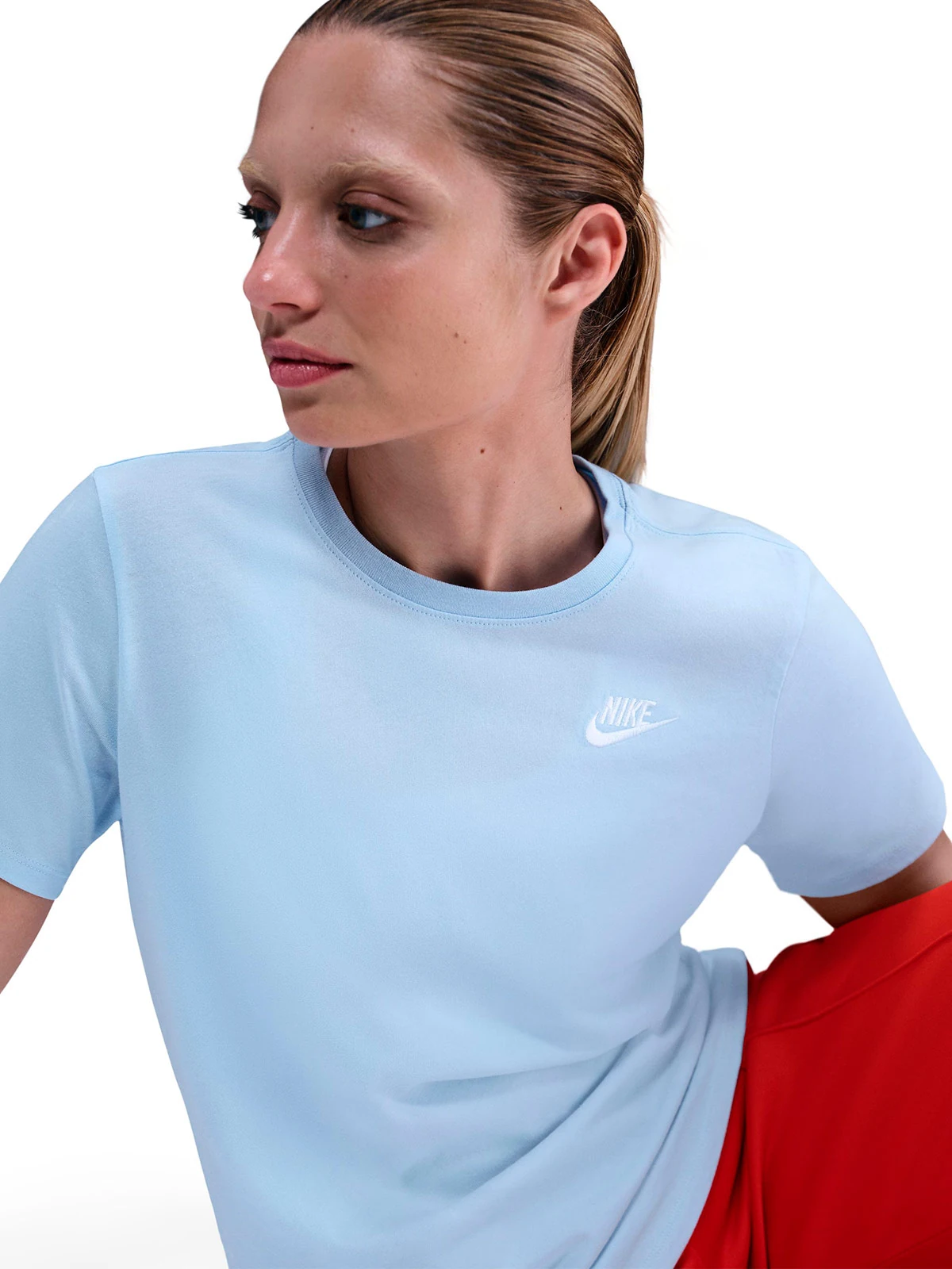 POLO ALGODÓN MANGA CORTA MUJER NIKE NSW CLUB SS TEE - 3