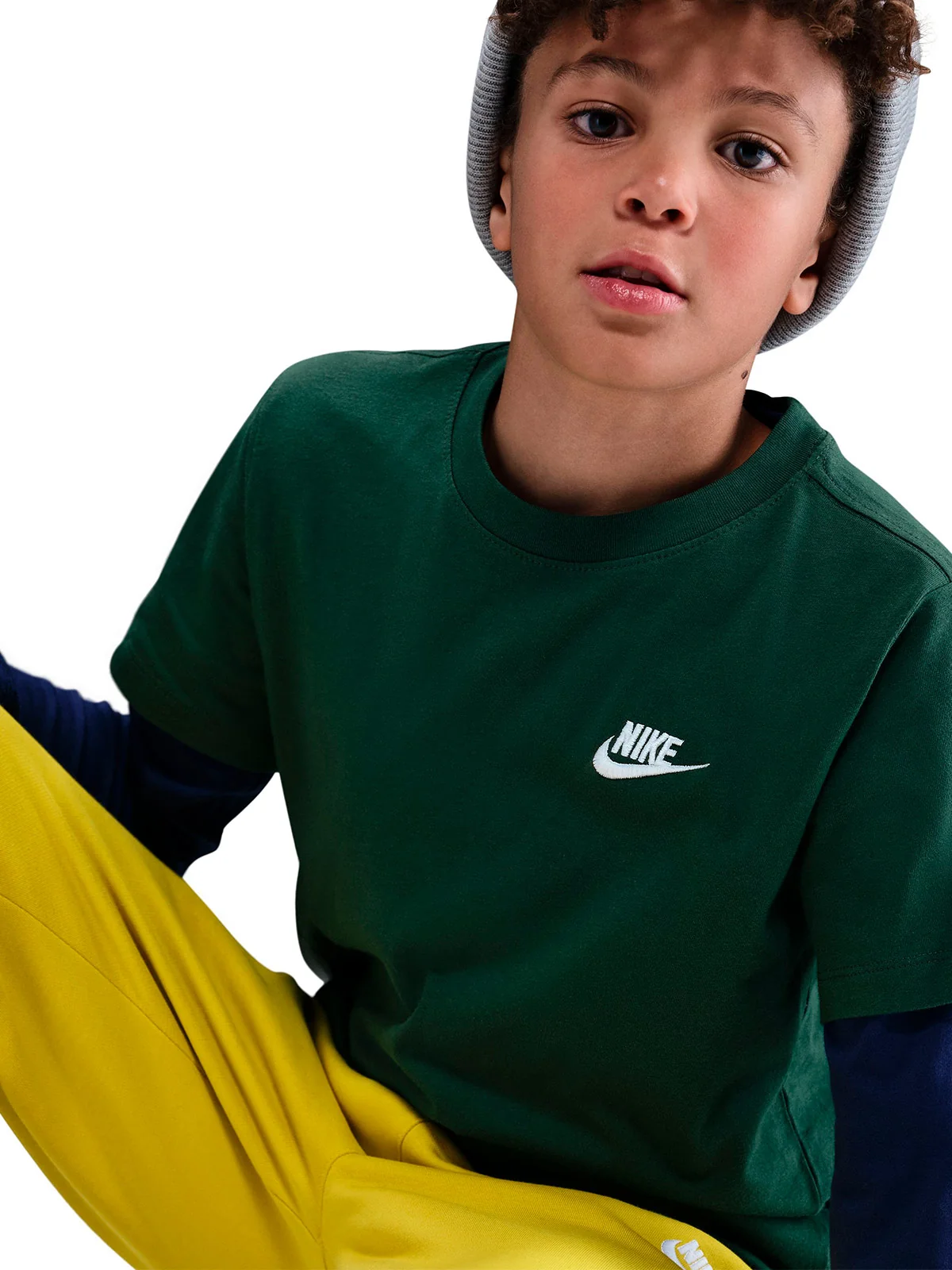 POLO ALGODÓN NIÑO NIKE NSW TEE EMB FUTURA LBR - 3