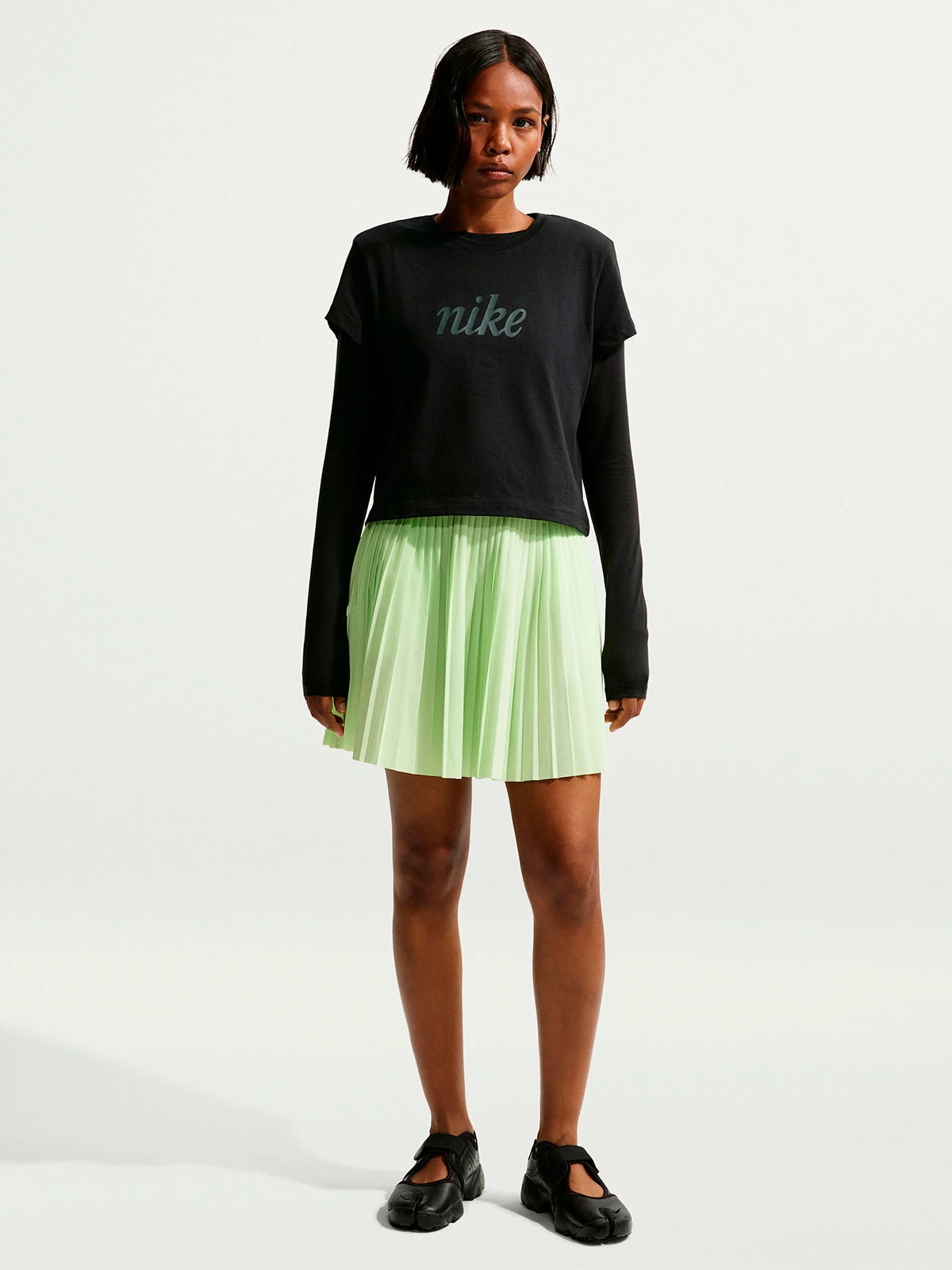 POLO DEPORTIVO ALGODÓN MUJER NIKE NSW CLUB SS TEE HBR MD S26 - 1