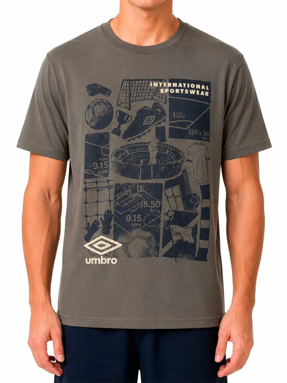 POLO MANGA CORTA ALGODÓN HOMBRE UMBRO - 1