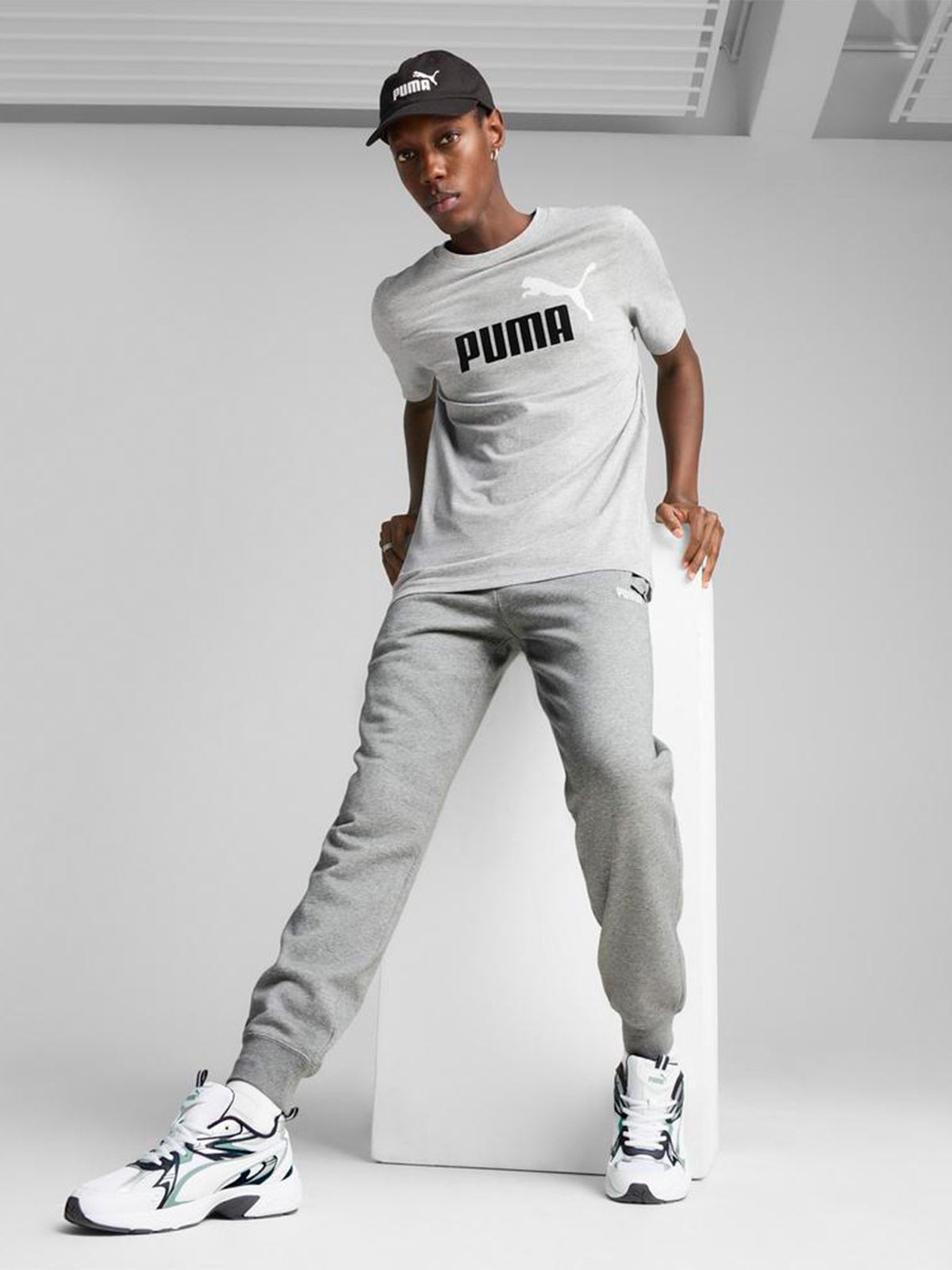 PANTALÓN BUZO ALGODÓN HOMBRE PUMA LOGO SWEAT - 3