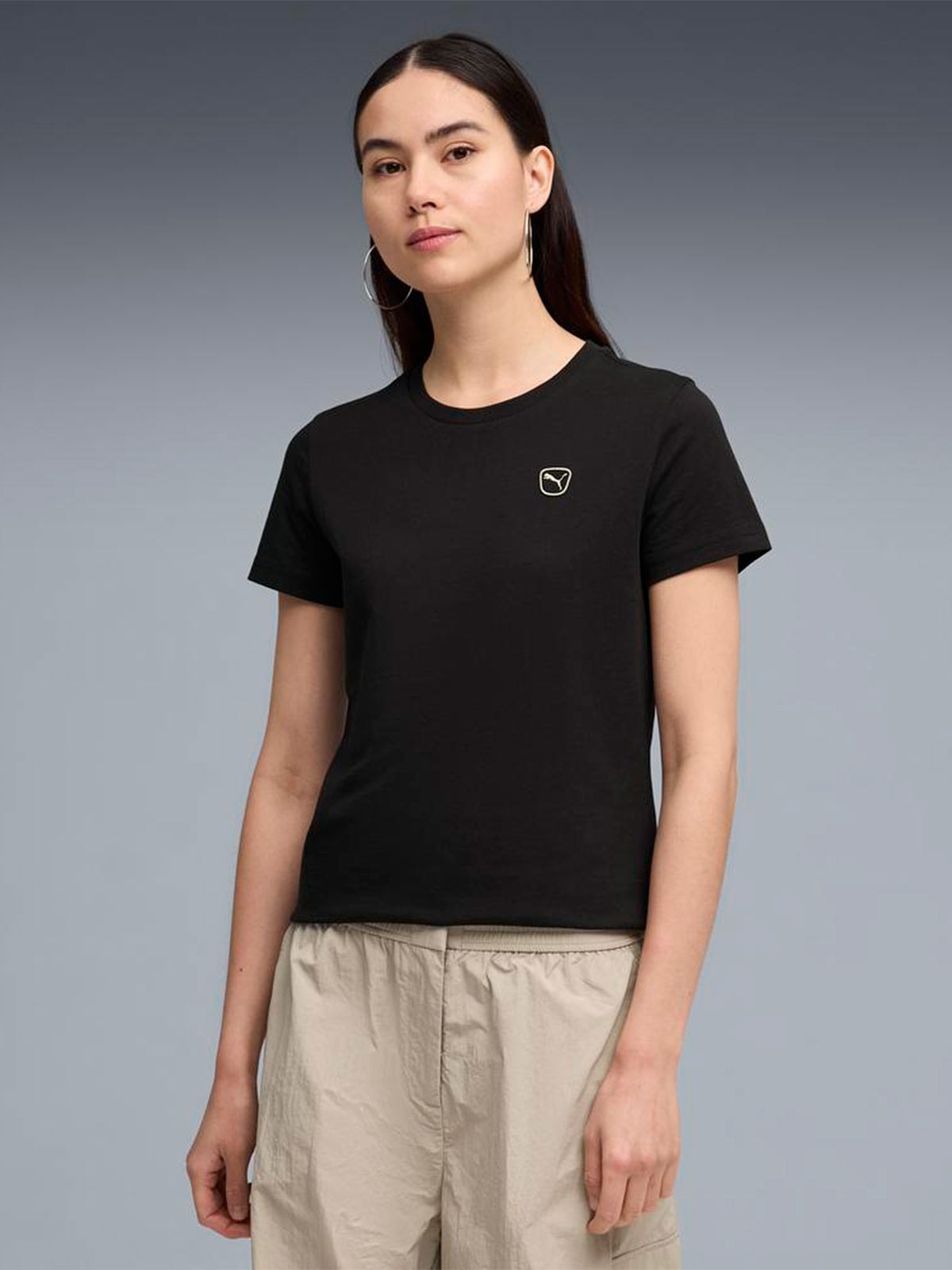 POLO MANGA CORTA MUJER PUMA ESS ELEVATED TEE - 1