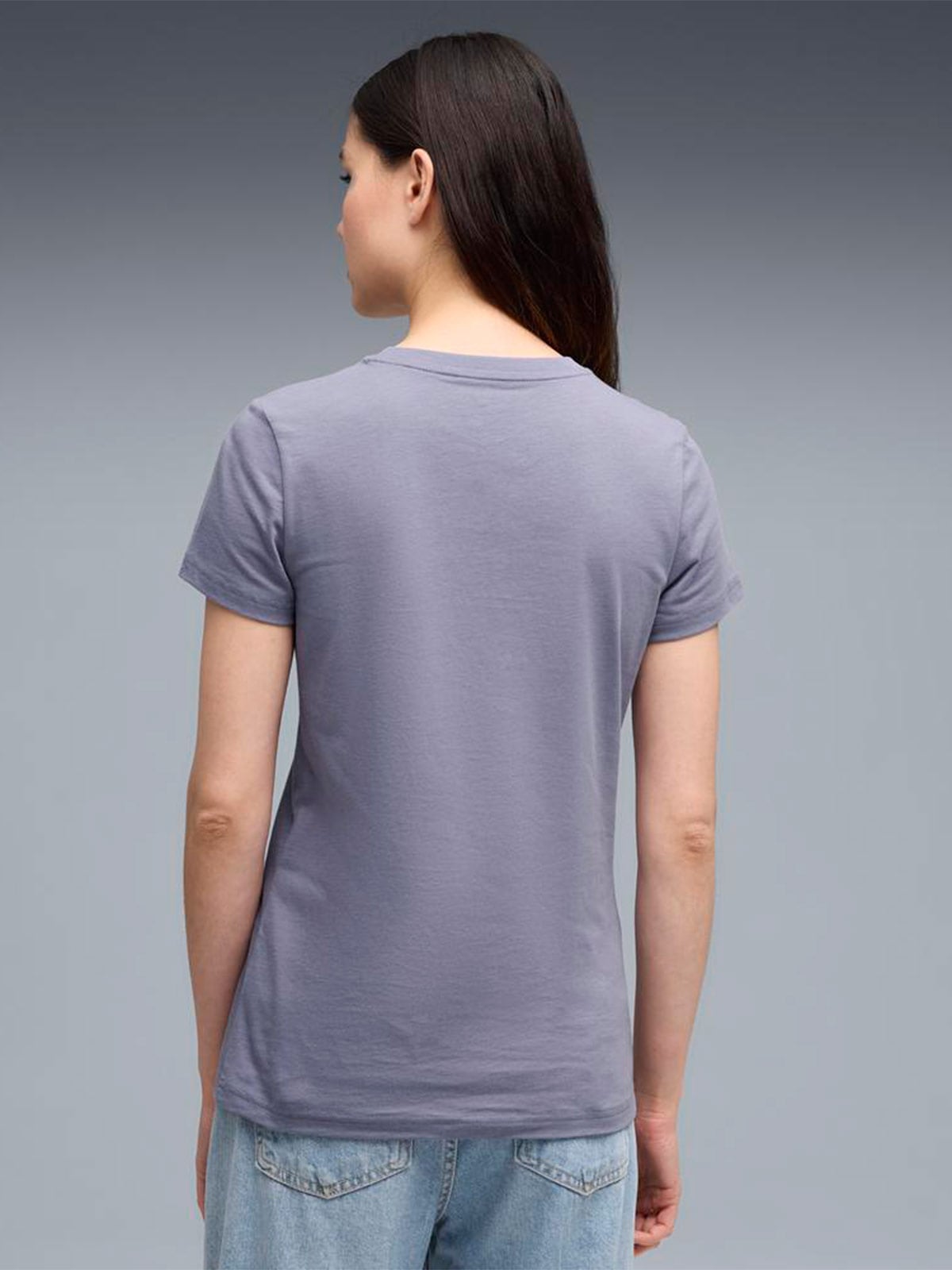 POLO MANGA CORTA ALGODÓN MUJER PUMA ESS CAT LOGO TEE - 1