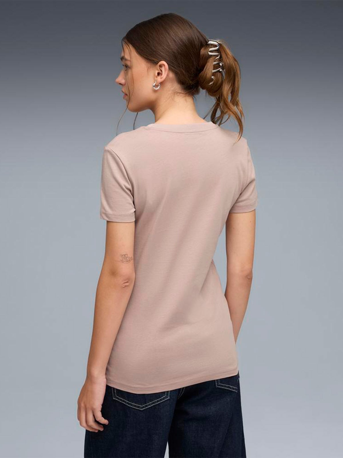 POLO MANGA CORTA ALGODÓN MUJER PUMA ESS CAT LOGO TEE - 2