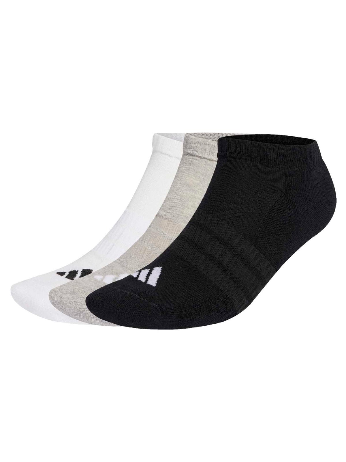 PACK X3 MEDIAS UNISEX ADIDAS GRIS ESSENTIALS - 1