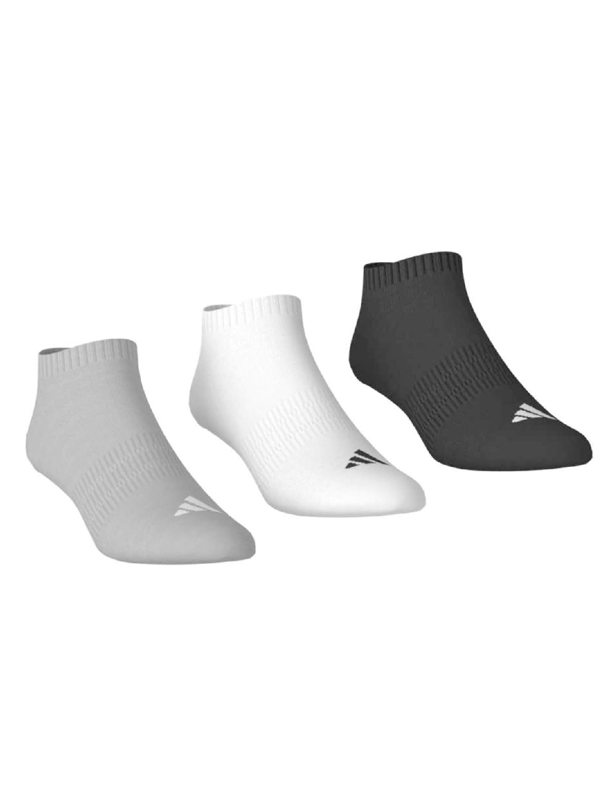 PACK X3 MEDIAS UNISEX ADIDAS GRIS ESSENTIALS - 5
