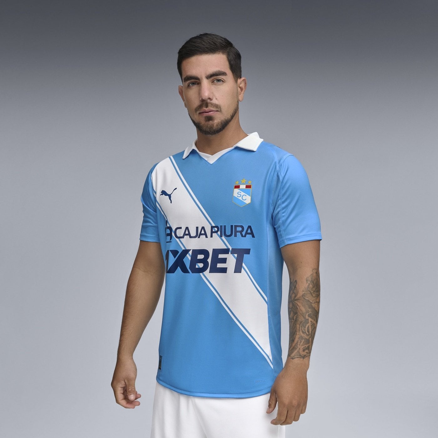 CAMISETA FÚTBOL HOMBRE PUMA LOCAL SPORTING CRISTAL - 1
