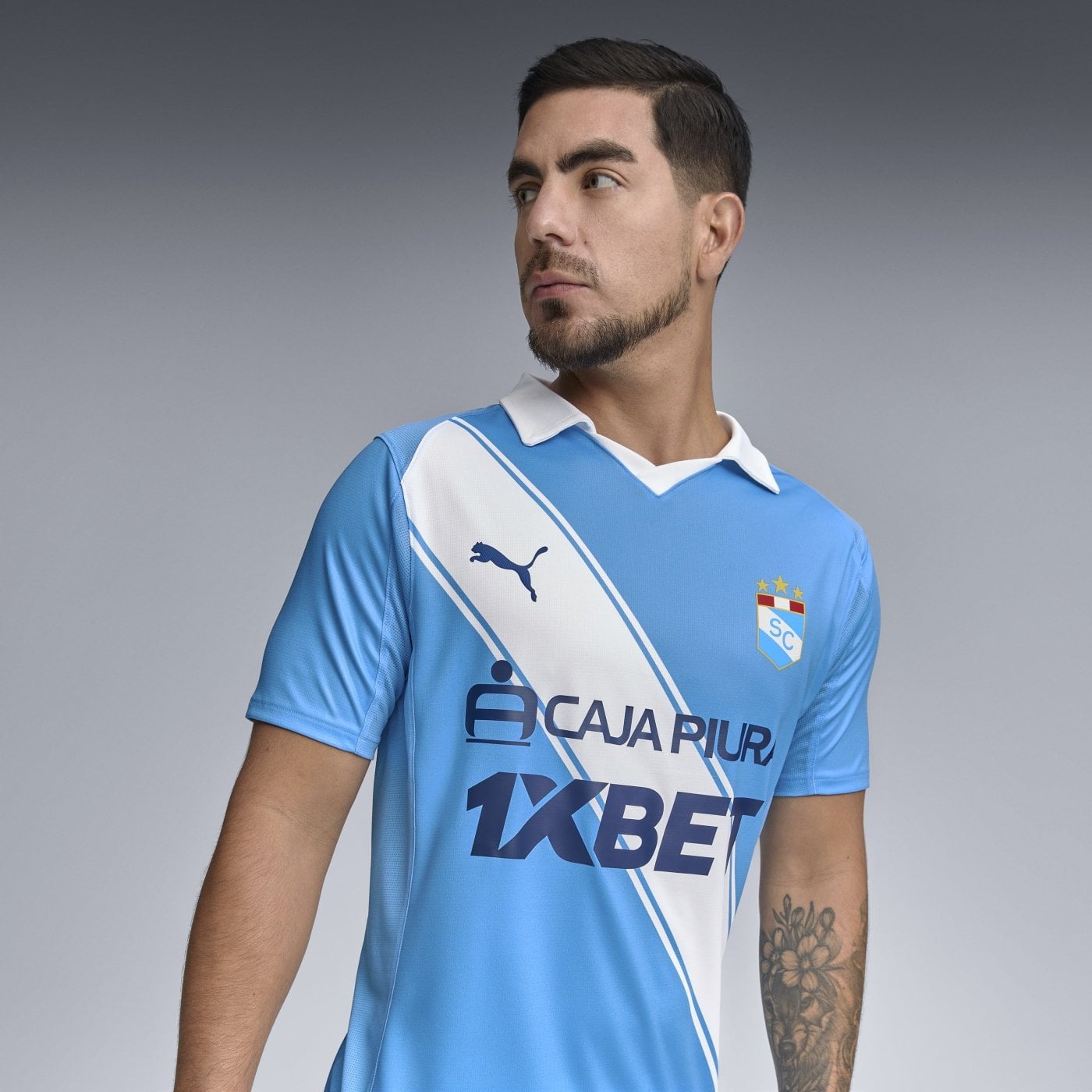 CAMISETA FÚTBOL HOMBRE PUMA LOCAL SPORTING CRISTAL - 4