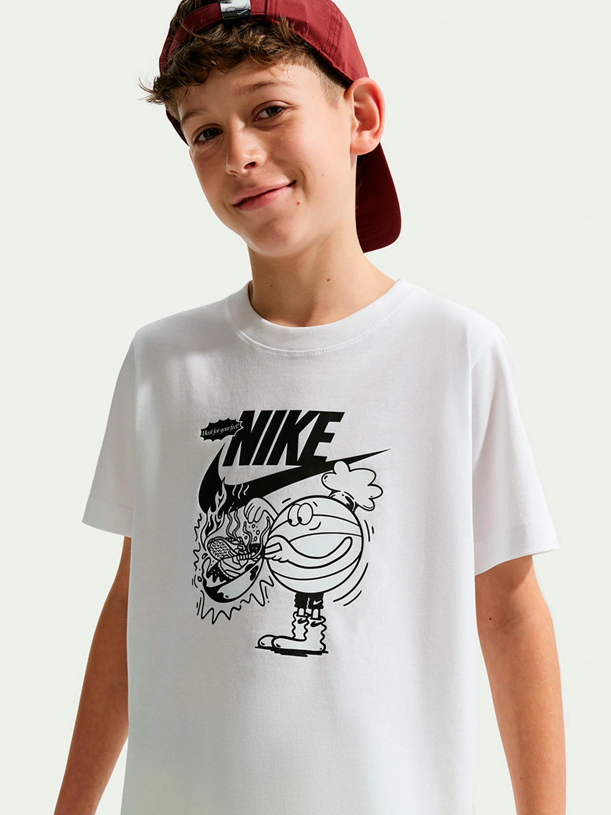 POLO ALGODÓN NIÑO NIKE SPORTWEAR TEE SOLE FOOD - 3