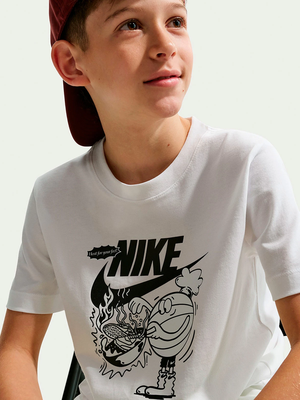 POLO ALGODÓN NIÑO NIKE SPORTWEAR TEE SOLE FOOD - 4