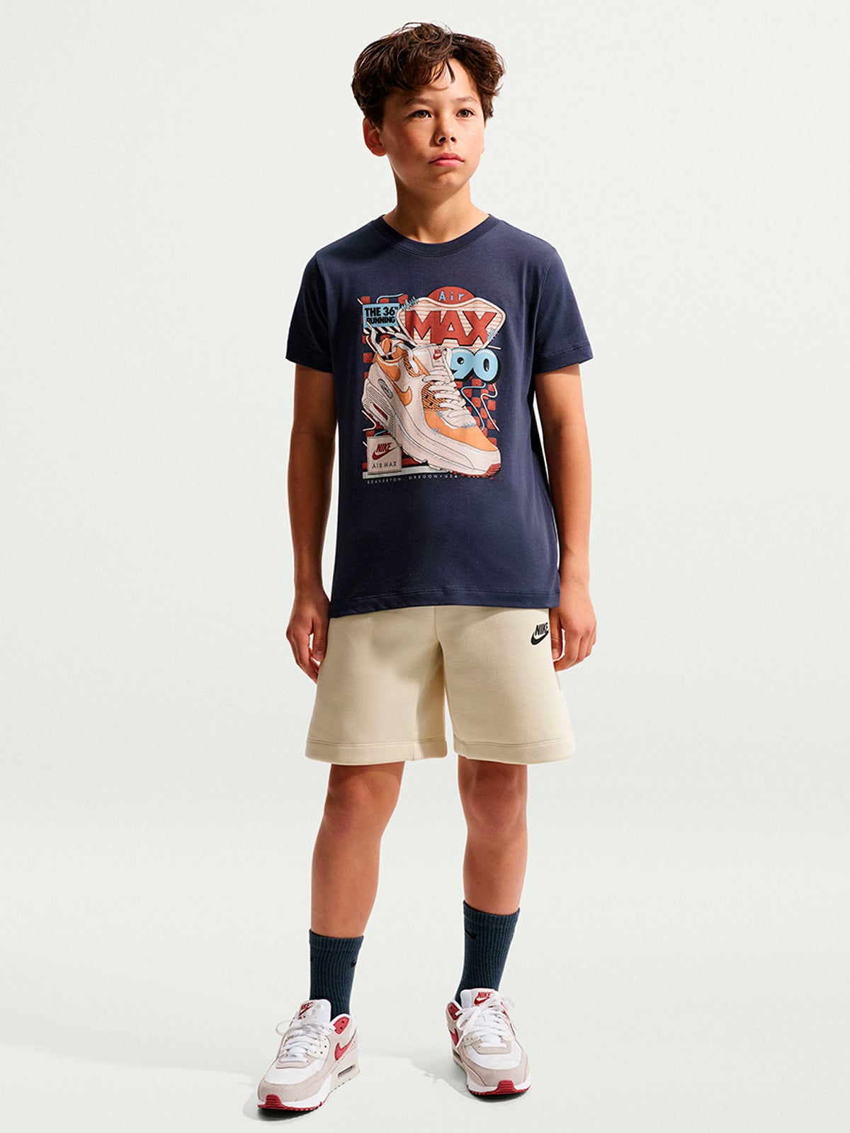 POLO ALGODÓN NIÑO NIKE SPORTWEAR TEE AIR MAX 90 - 1