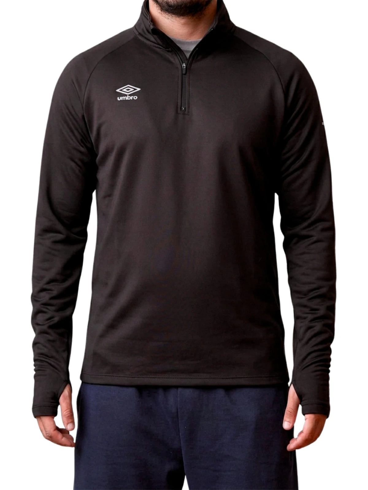 POLERA DEPORTIVA HOMBRE UMBRO HALF ZIP - 1