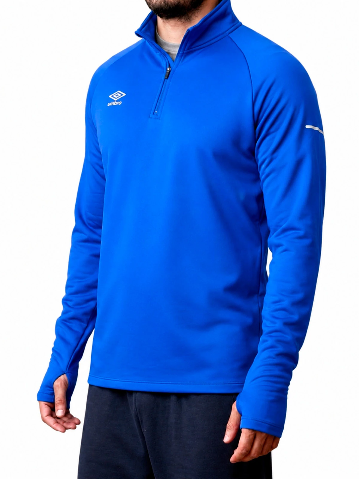 POLERA DEPORTIVA HOMBRE UMBRO HALF ZIP - 2