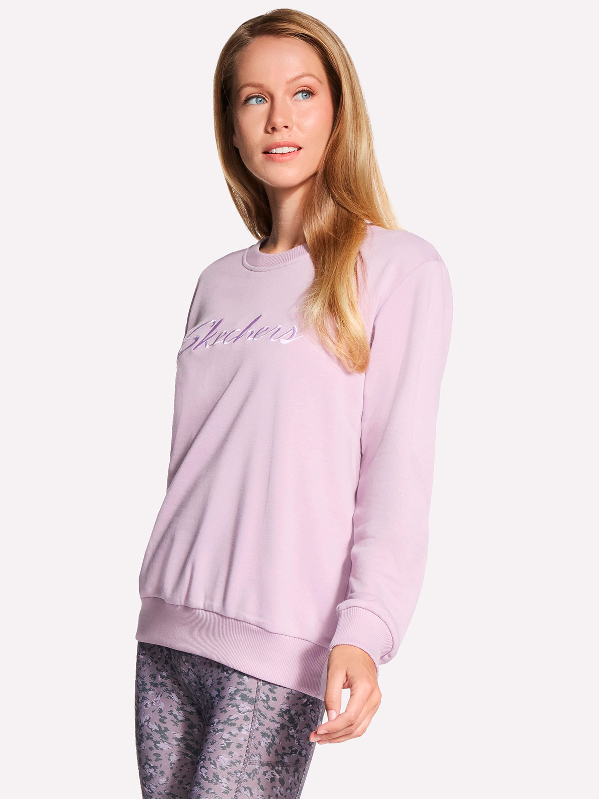 POLERA MUJER SKECHERS LT273-MVPR  SIGNATURE CREW - 2