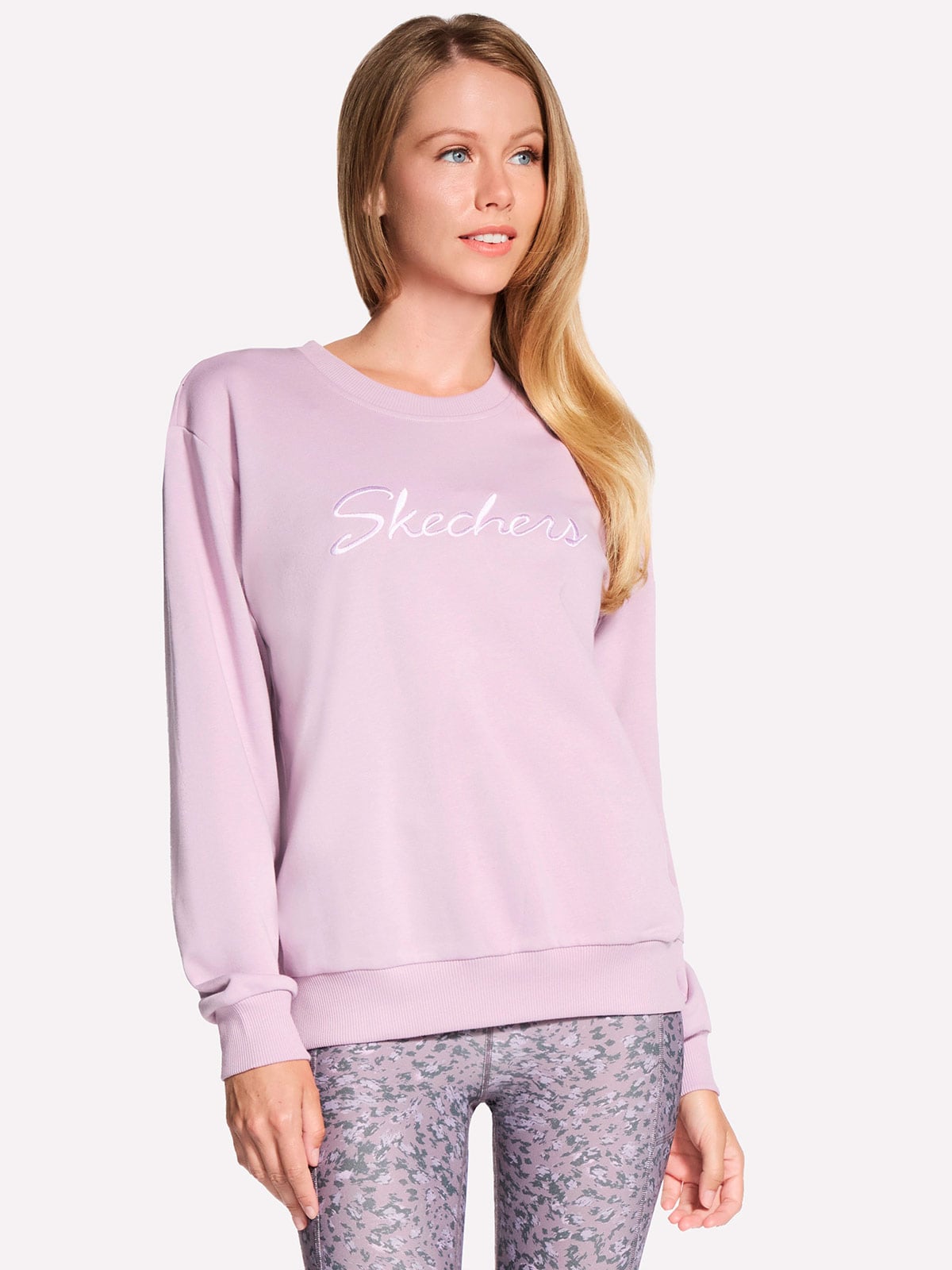 POLERA MUJER SKECHERS LT273-MVPR SIGNATURE CREW - 1