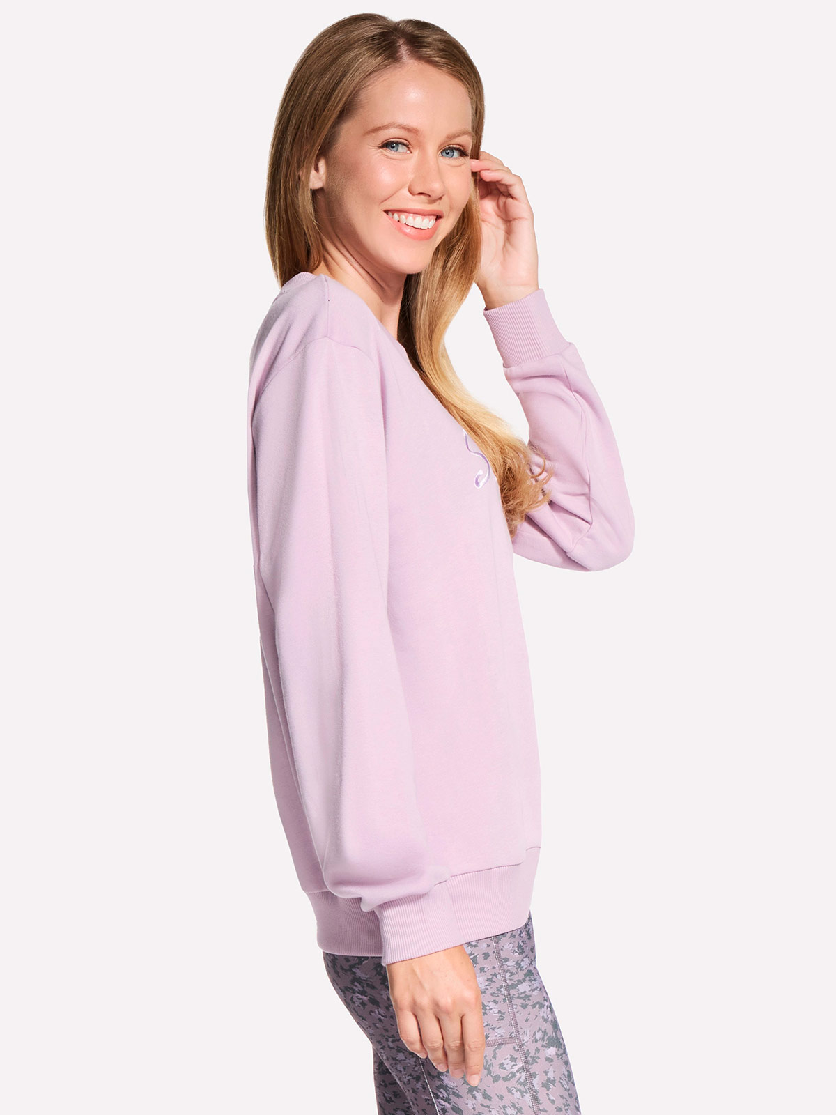 POLERA MUJER SKECHERS LT273-MVPR SIGNATURE CREW - 4