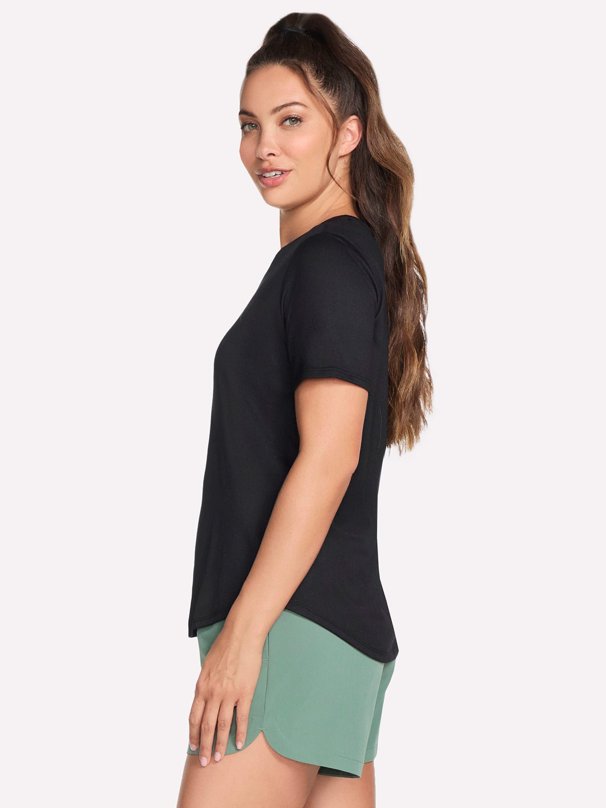 POLO MANGA CORTA MUJER SKECHERS TS104-BLK GODRI SWIFT - 3