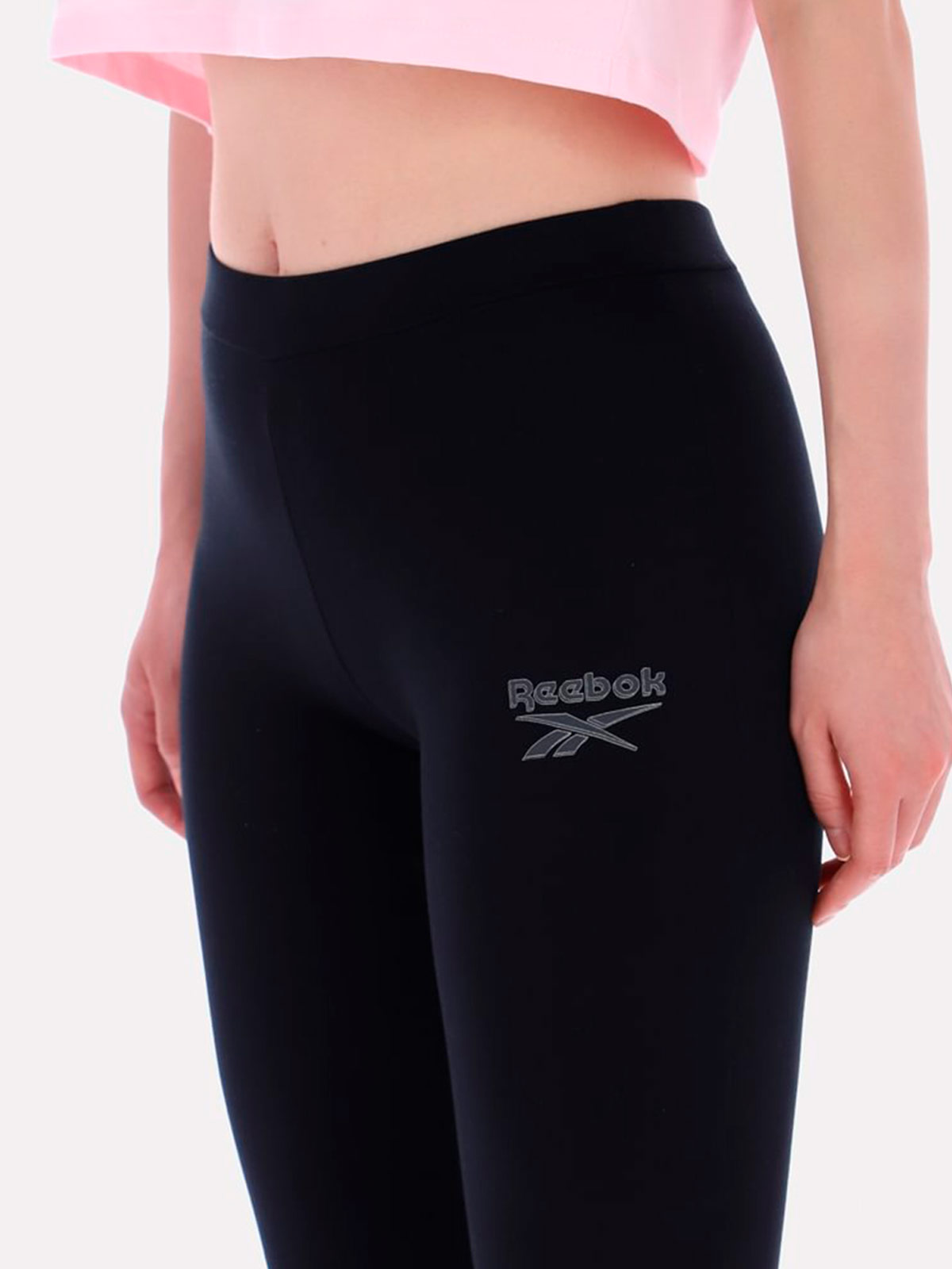 PANTALÓN MUJER REEBOK FAYE LOGO PRINT FLARED - 5