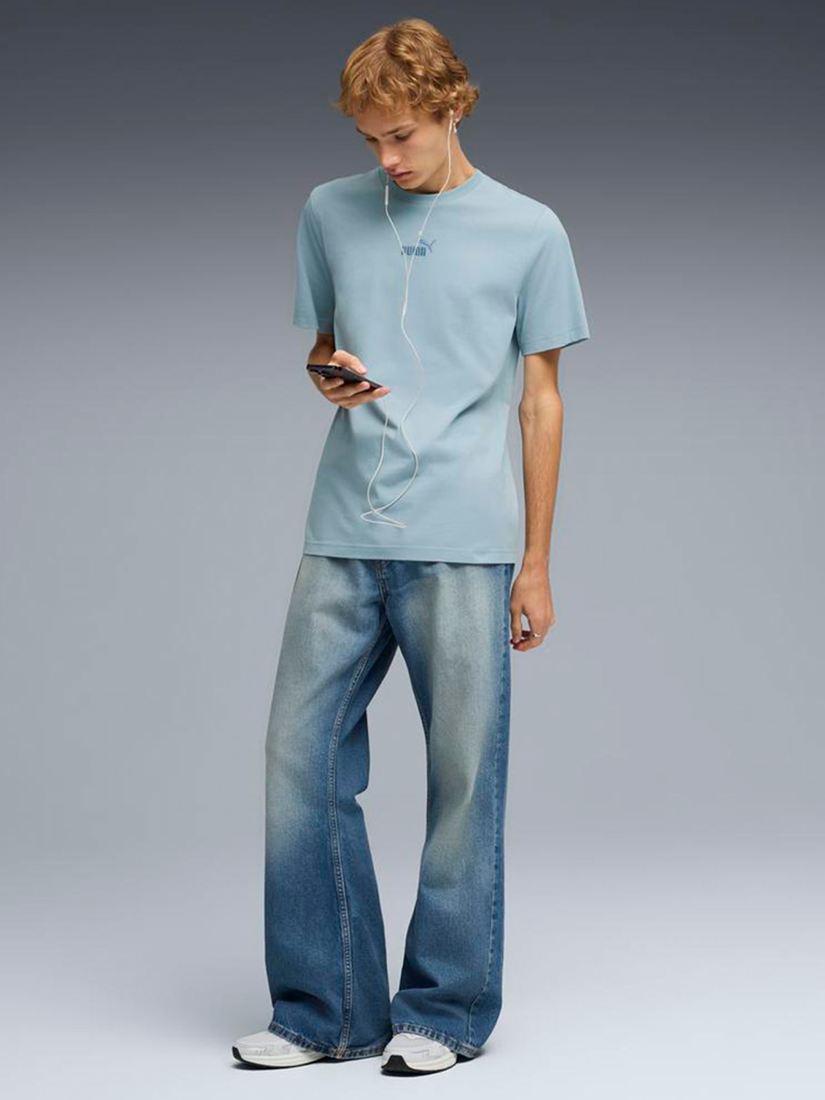 POLO HOMBRE PUMA LOGO CENTERED TEE - 5