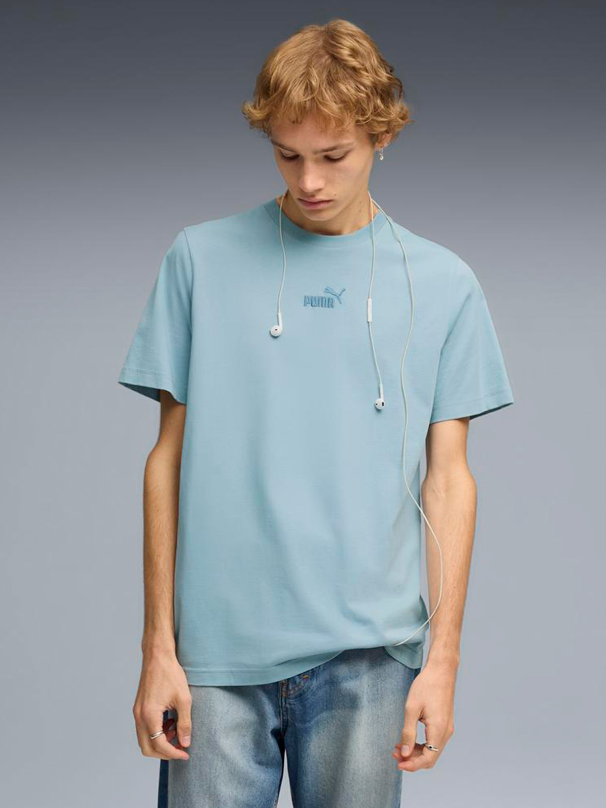 POLO HOMBRE PUMA LOGO CENTERED TEE - 3