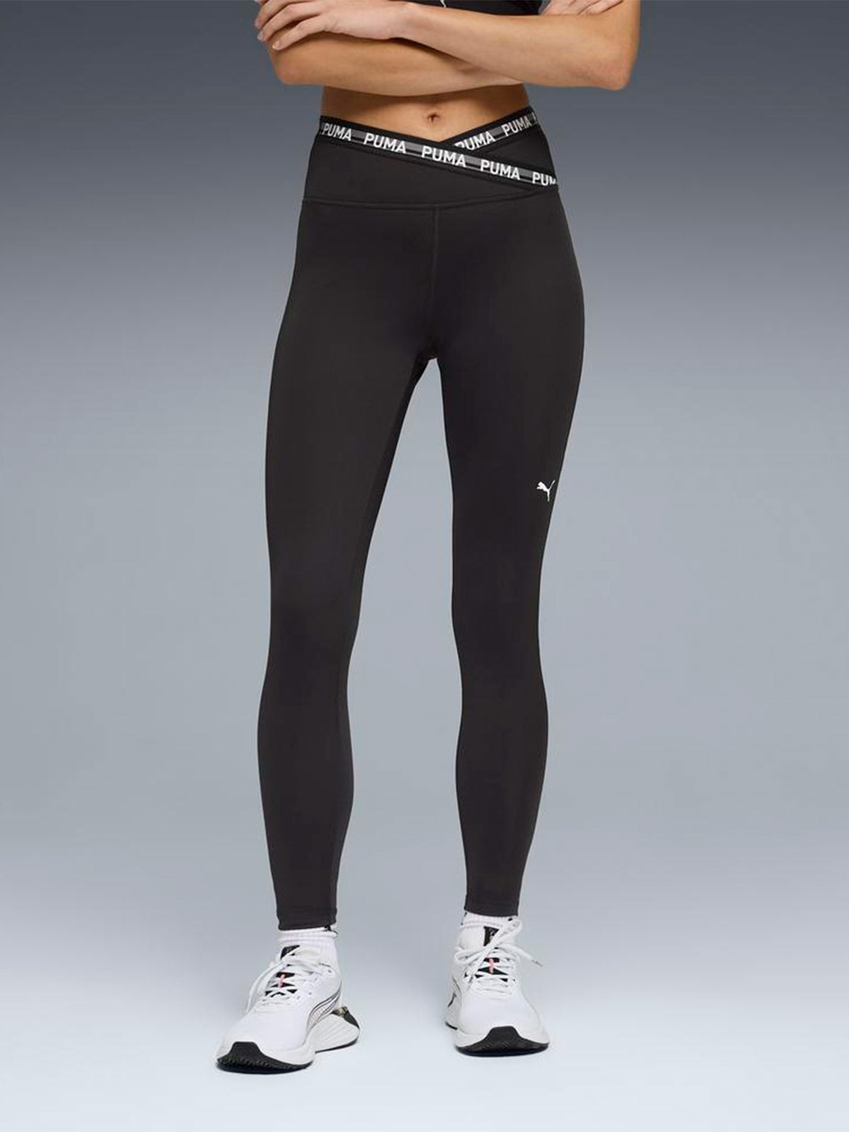 LEGGINS MUJER PUMA STRONG CROSS NEGRO - 1