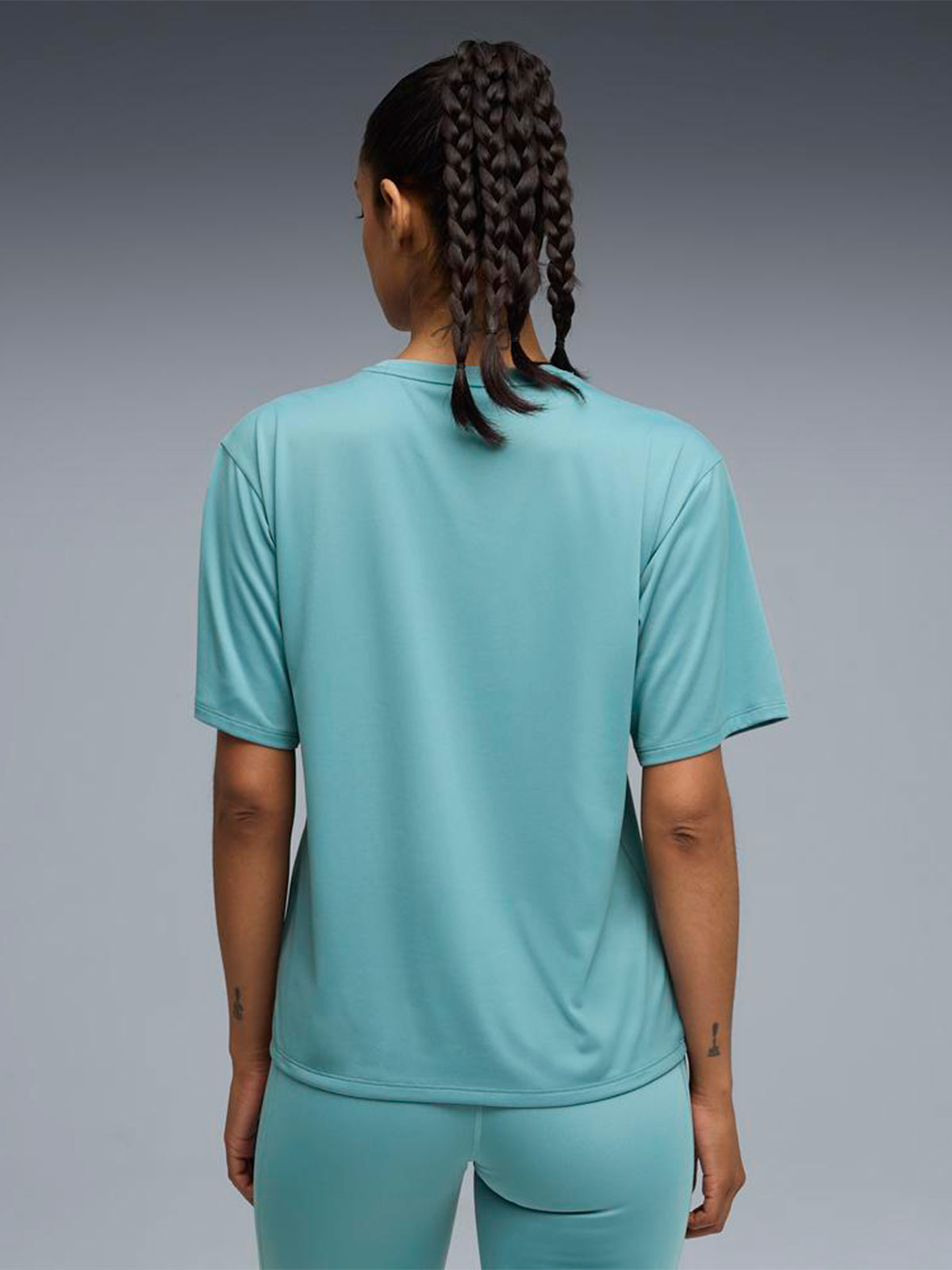 POLO DEPORTIVO MUJER PUMA TAD ESSENTIAL RELAXED TURQUESA - 2
