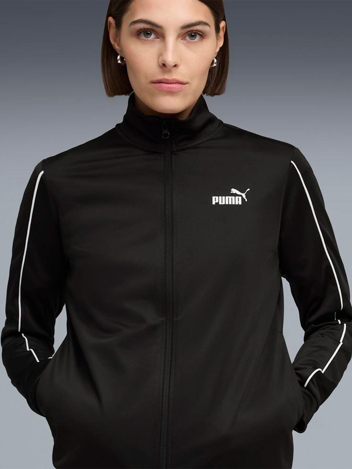 CONJUNTO BUZO MUJER PUMA NEGRO POLY SUIT CL - 2