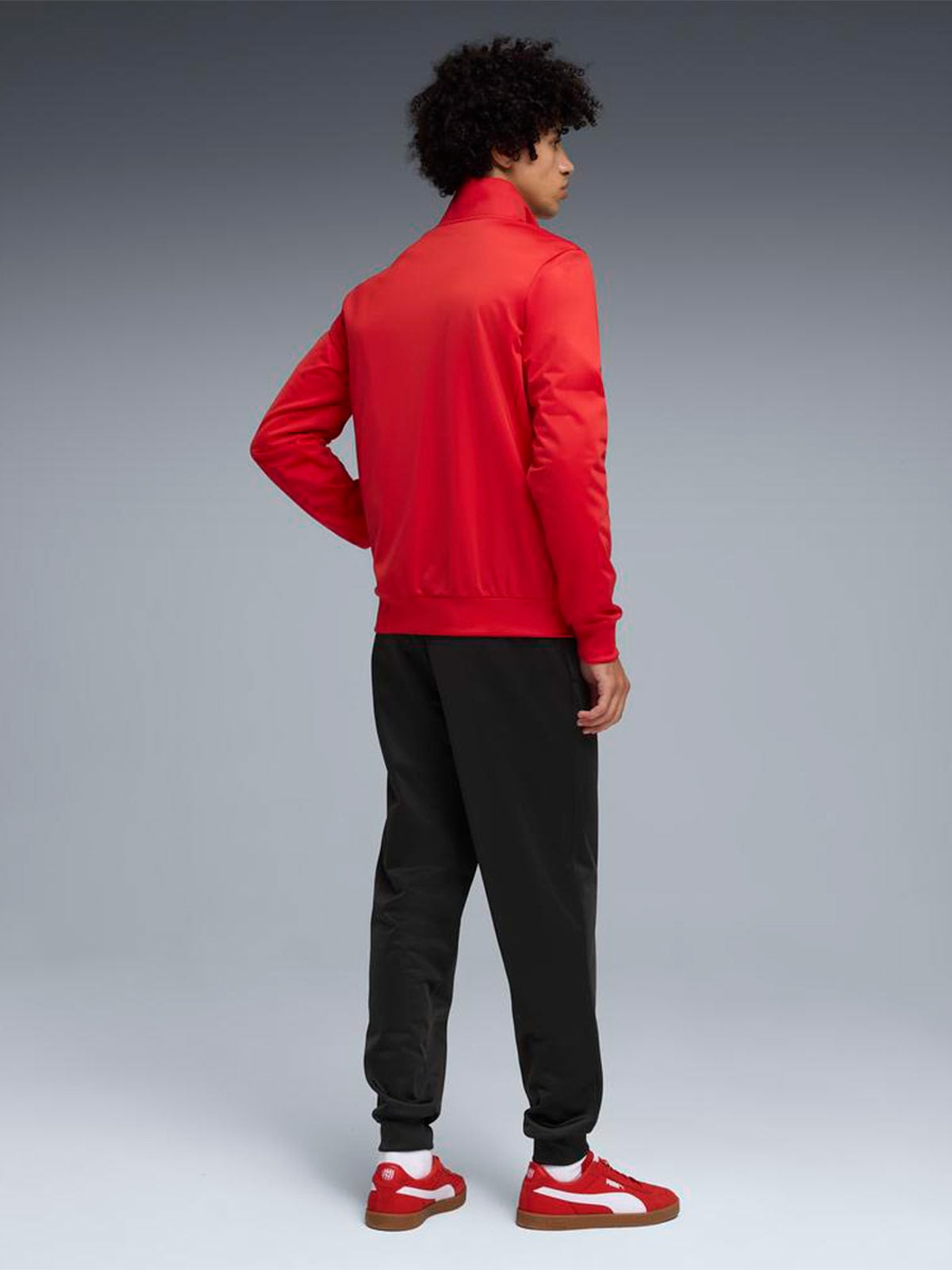 CONJUNTO BUZO HOMBRE PUMA ROJO ESS POLY SUIT - 2