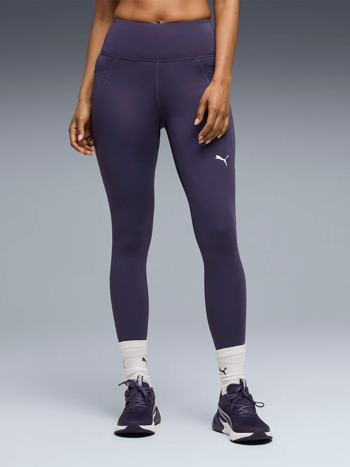 LEGGING DEPORTIVO MUJER PUMA MORADO TAD ESSENTIAL - 3