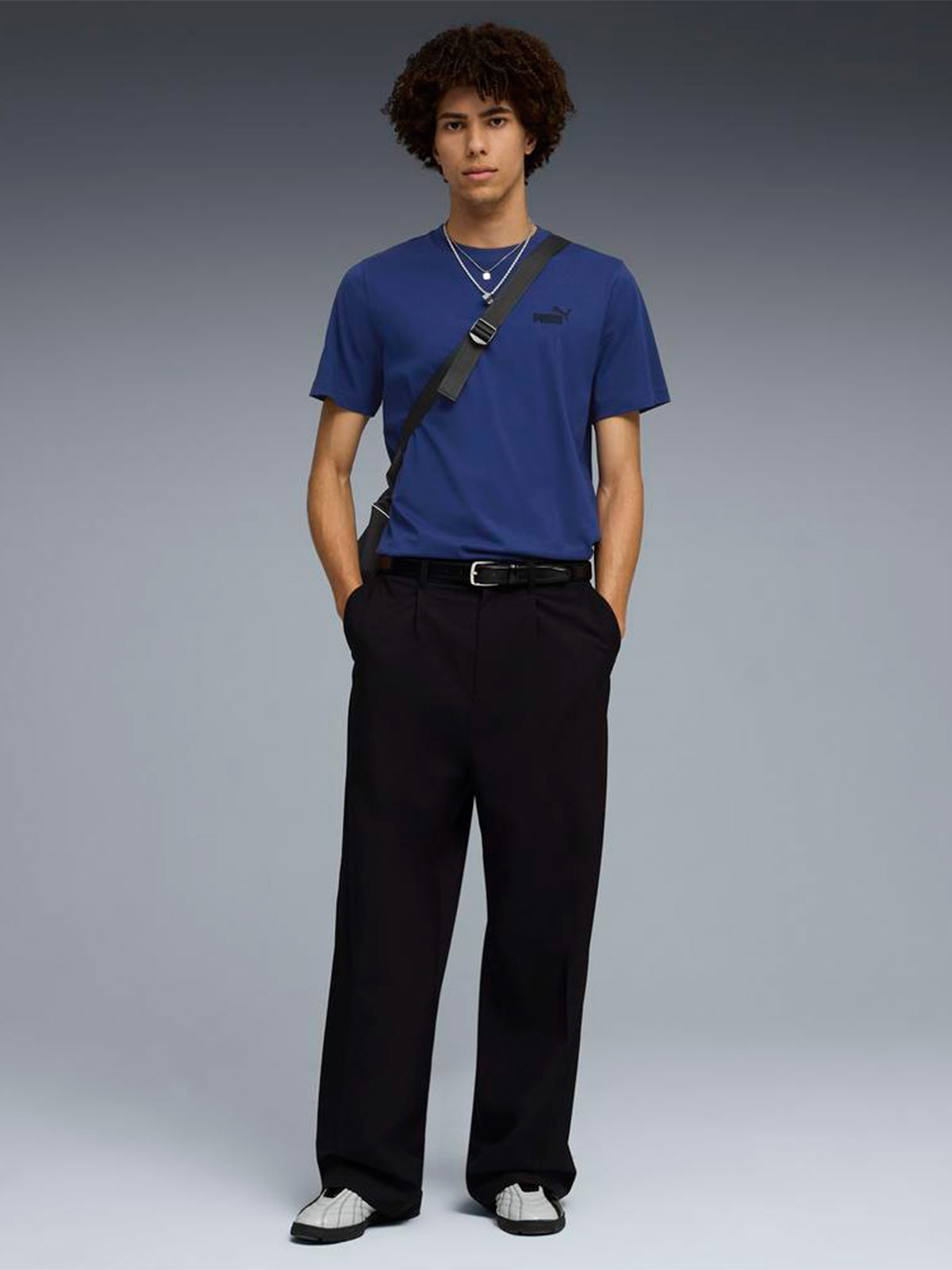 POLO MANGA CORTA HOMBRE PUMA AZUL ESS SMALL - 5