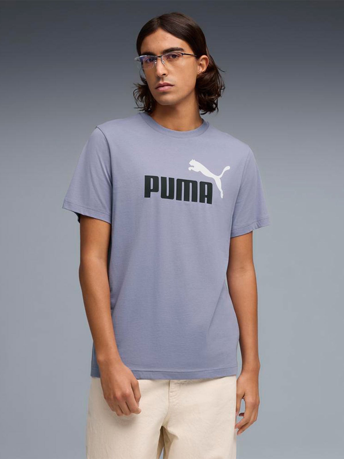 POLO HOMBRE PUMA VIOLETA LOGO TEE - 3
