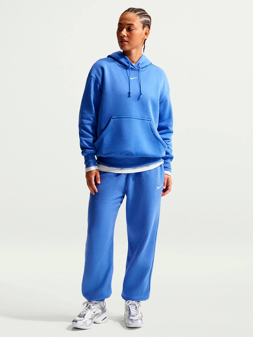 PANTALÓN BUZO MUJER NIKE AZUL - 2