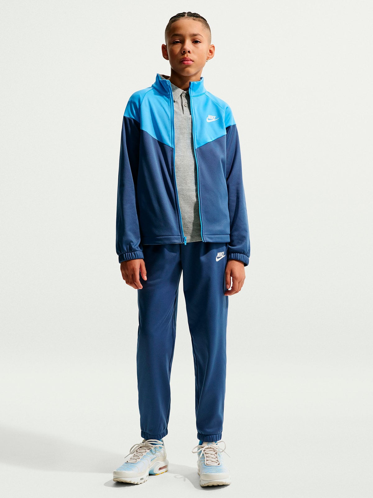 CONJUNTO BUZO NIÑO NIKE AZUL - 1