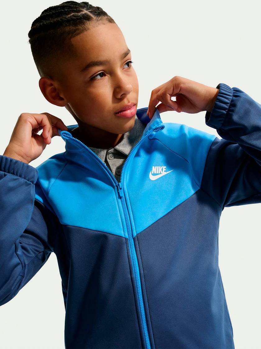 CONJUNTO BUZO NIÑO NIKE AZUL - 2