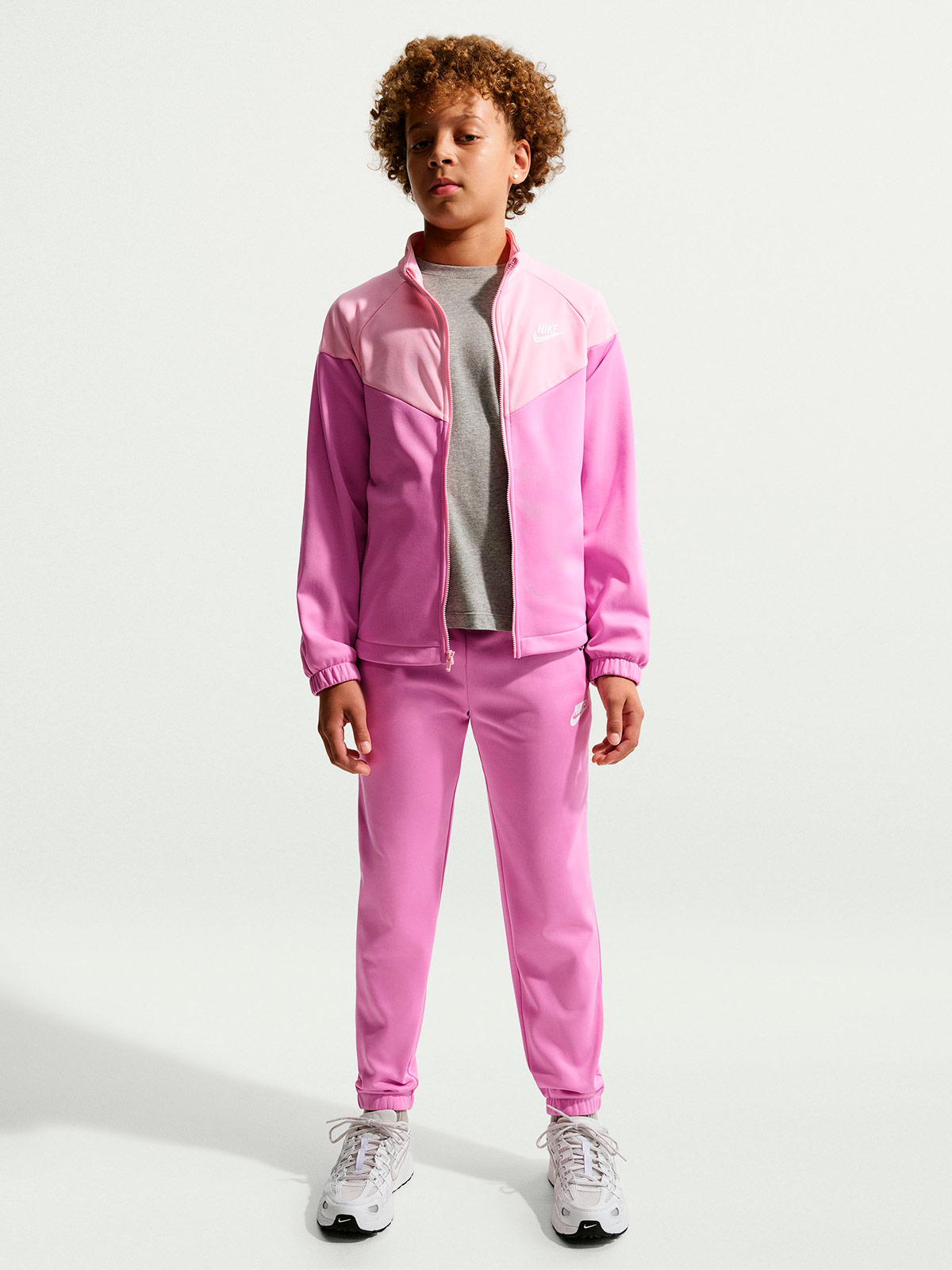 CONJUNTO BUZO NIÑA NIKE ROSADO - 2