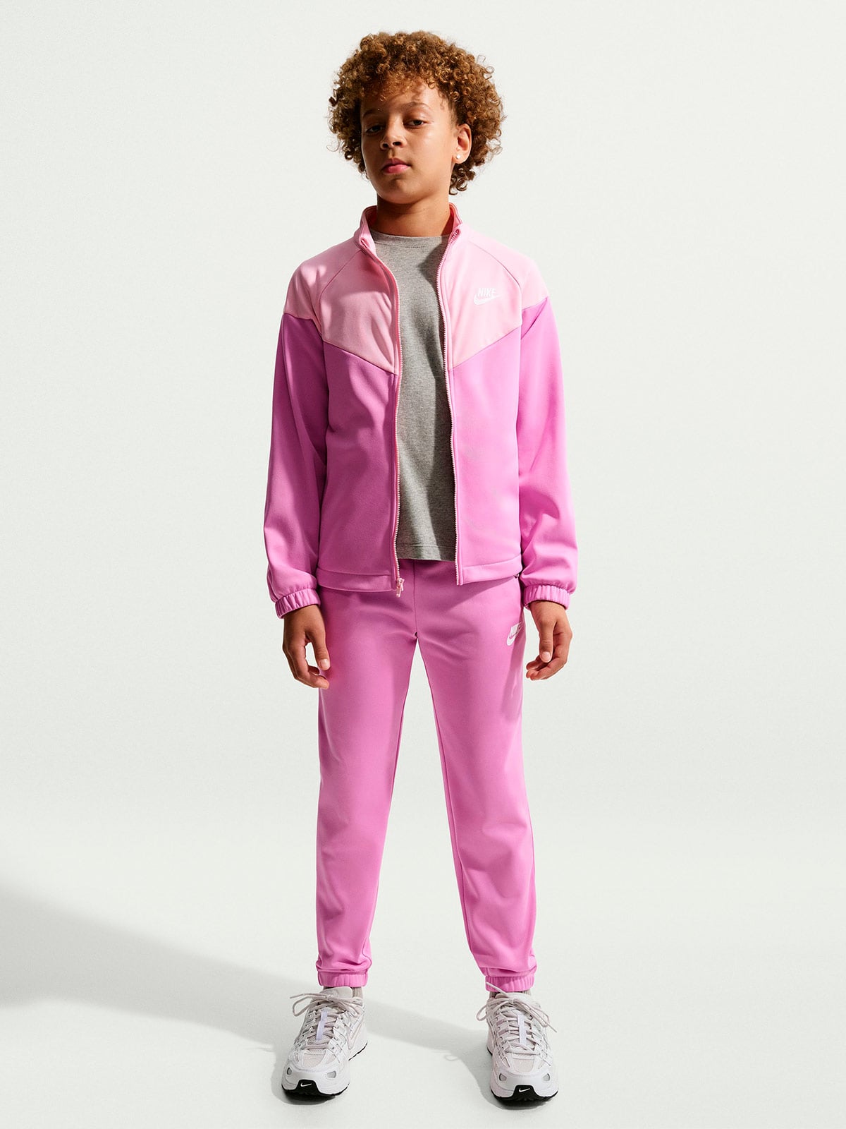CONJUNTO BUZO NIÑA NIKE ROSADO - 2