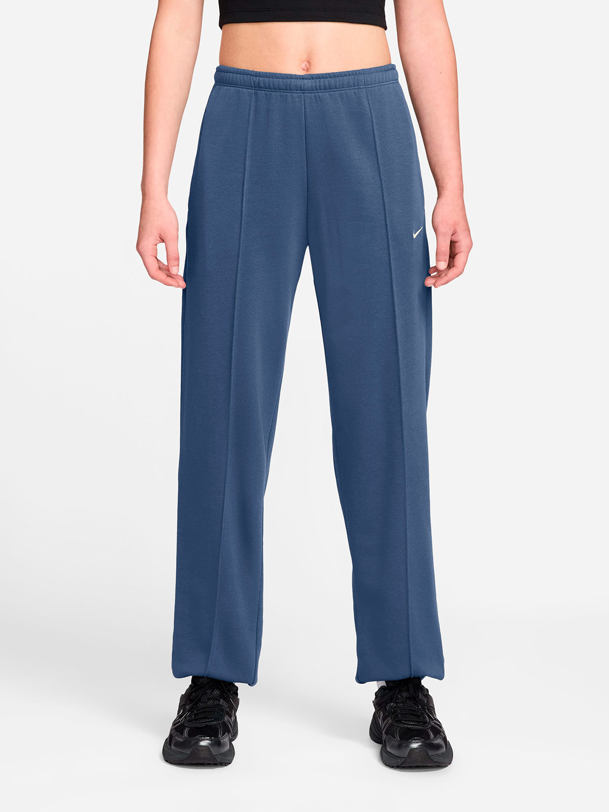 PANTALÓN BUZO MUJER NIKE AZUL JOGGER - 1