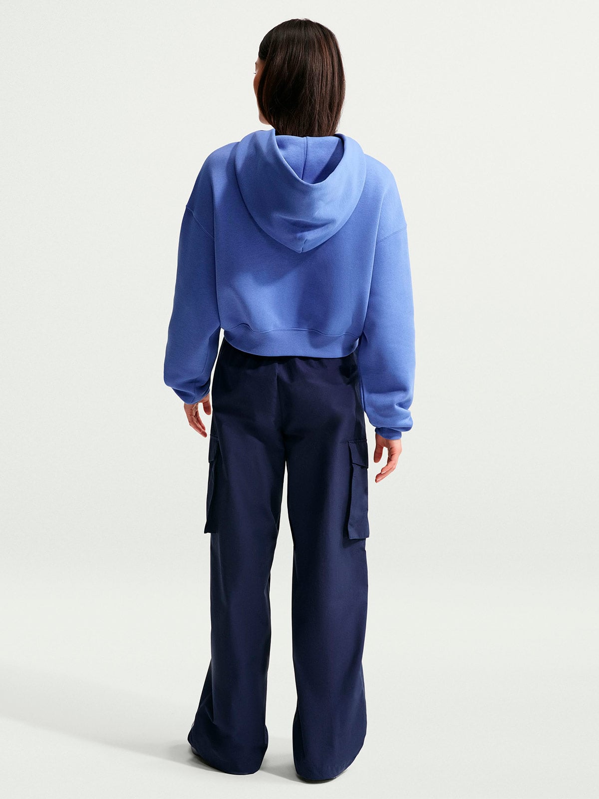 POLERA DEPORTIVA MUJER NIKE AZUL - 3
