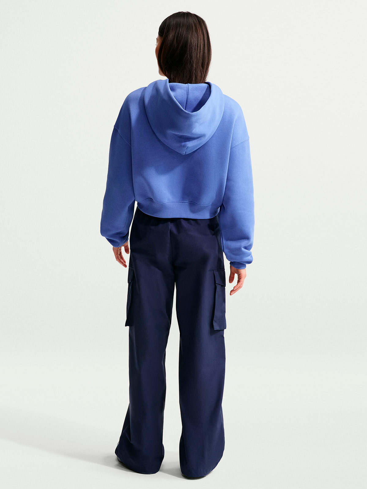 POLERA DEPORTIVA MUJER NIKE AZUL - 3