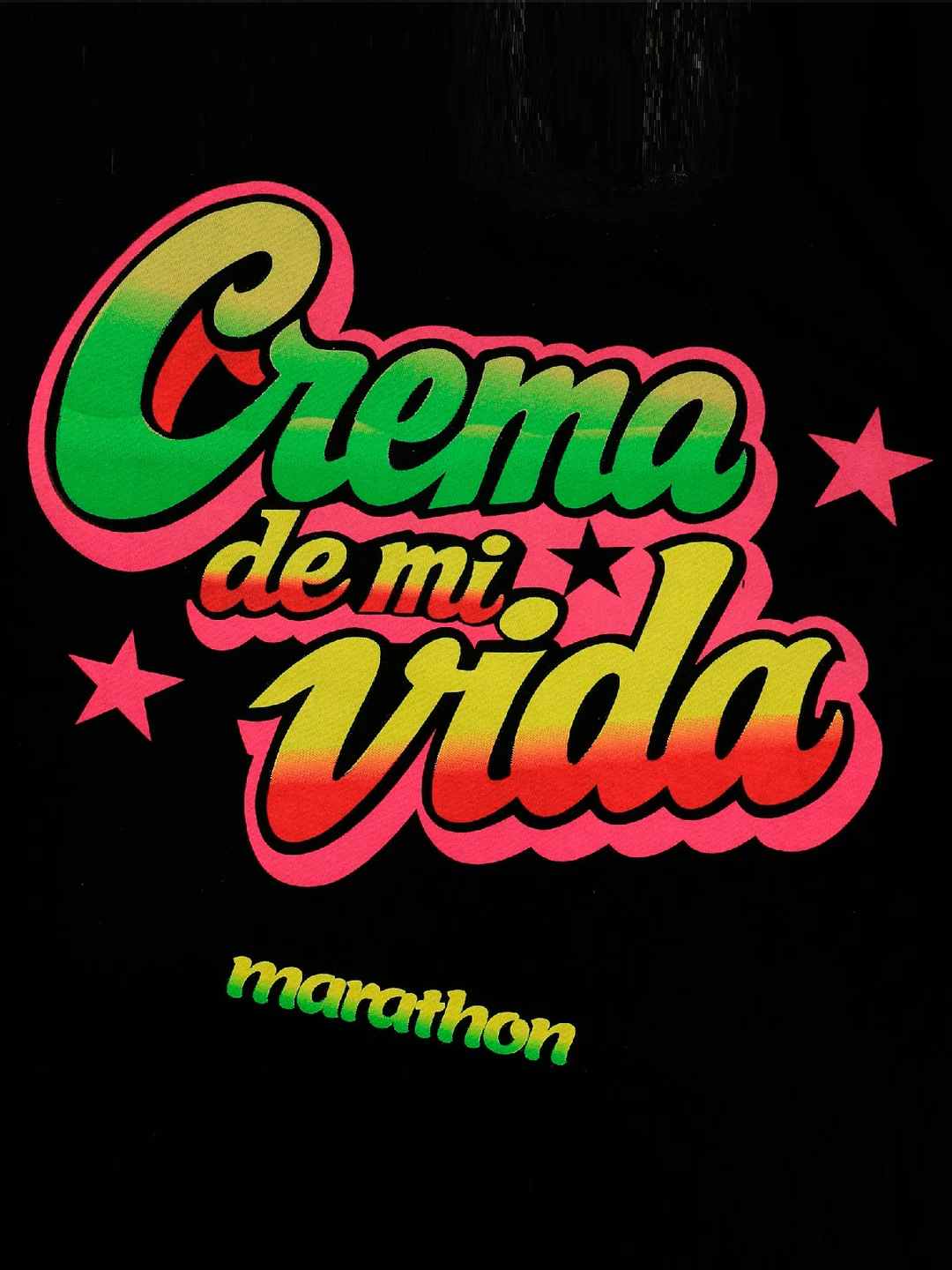 POLO MANGA CORTA HOMBRE MARATHON NEGRO CREMA - 5