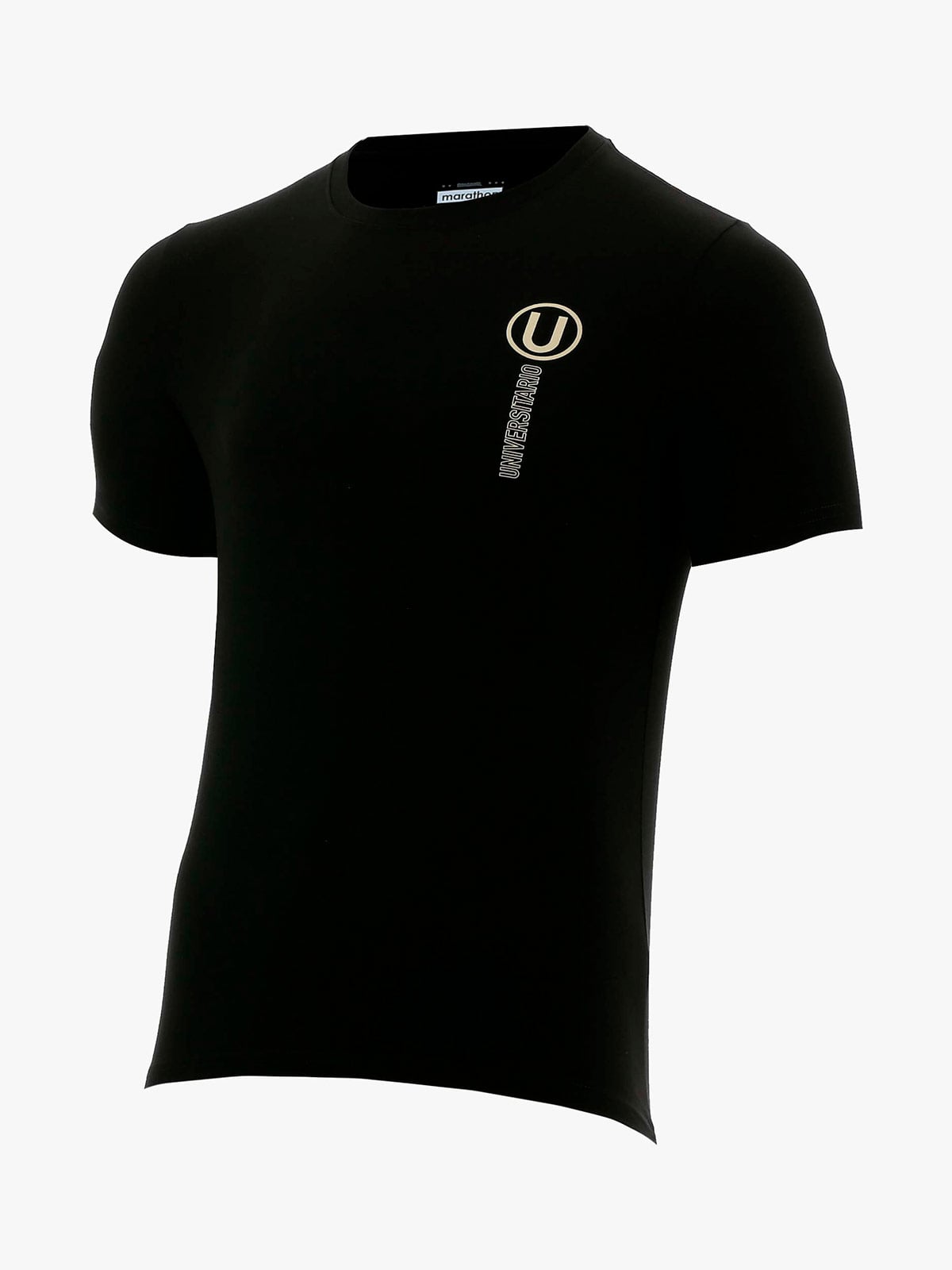 POLO MANGA CORTA HOMBRE MARATHON NEGRO UNIVERSITARIO - 1