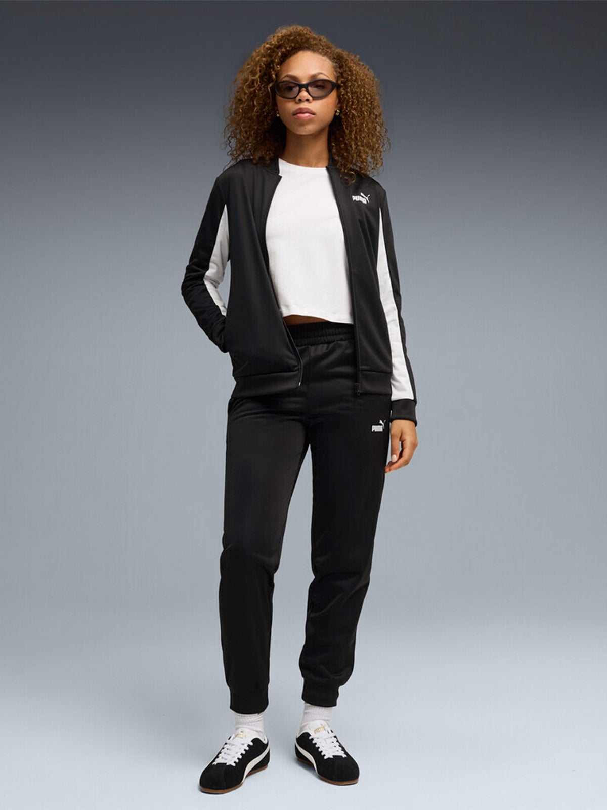 CONJUNTO DEPORTIVO MUJER PUMA NEGRO POLY BASEBALL - 1