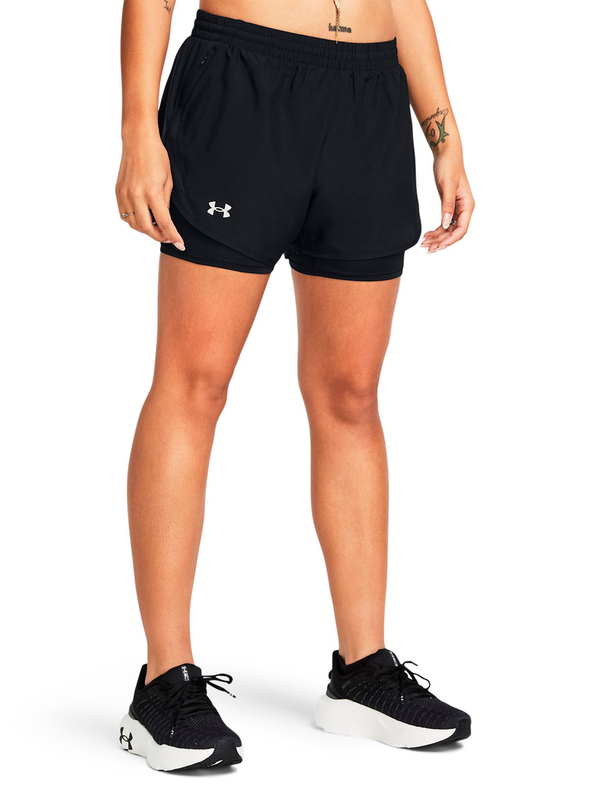 SHORT RUNNING MUJER UNDER ARMOUR FLY BY 2-IN - 1