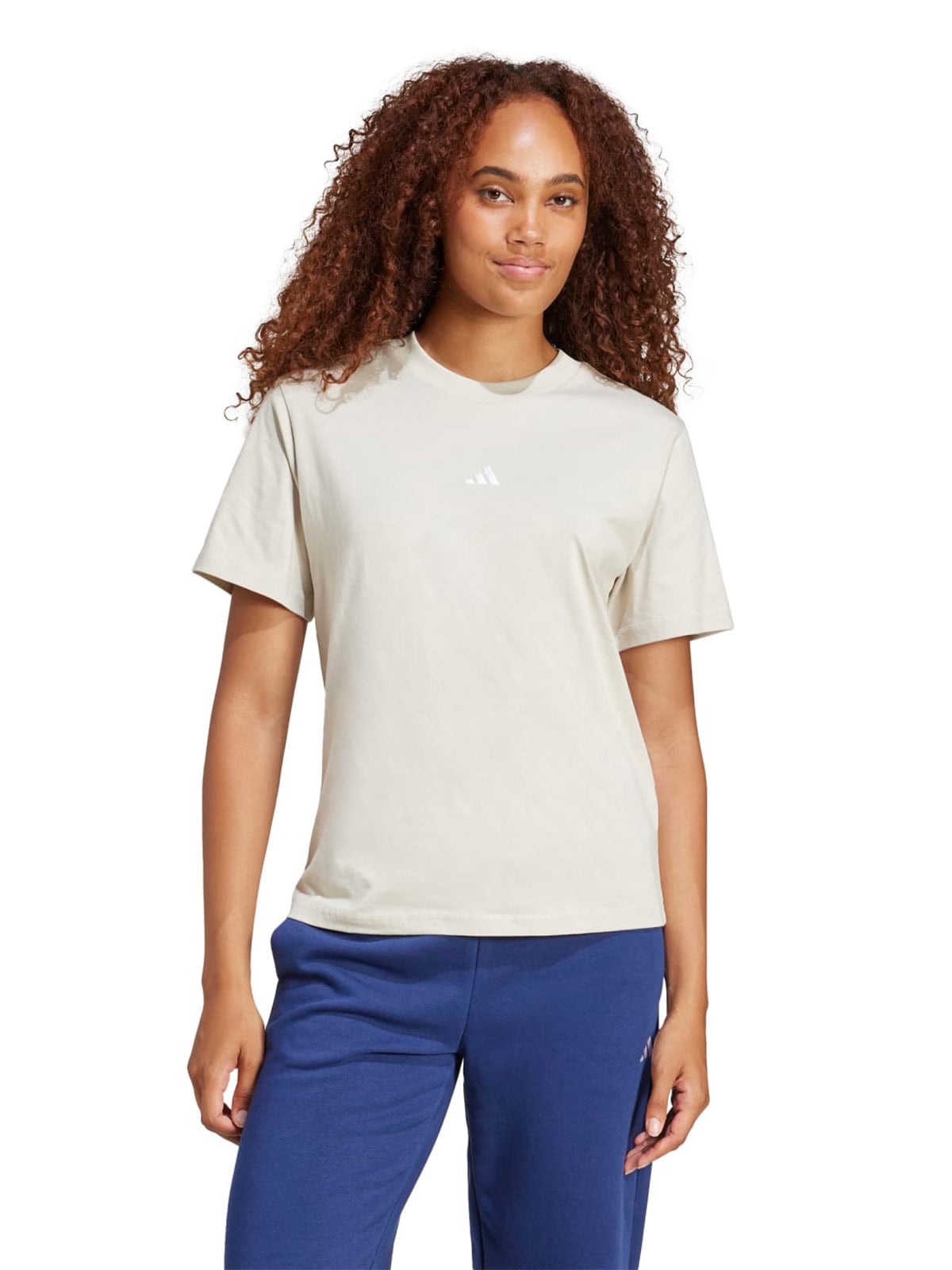 POLO MUJER ADIDAS BEIGE ESSENTIALS - 2