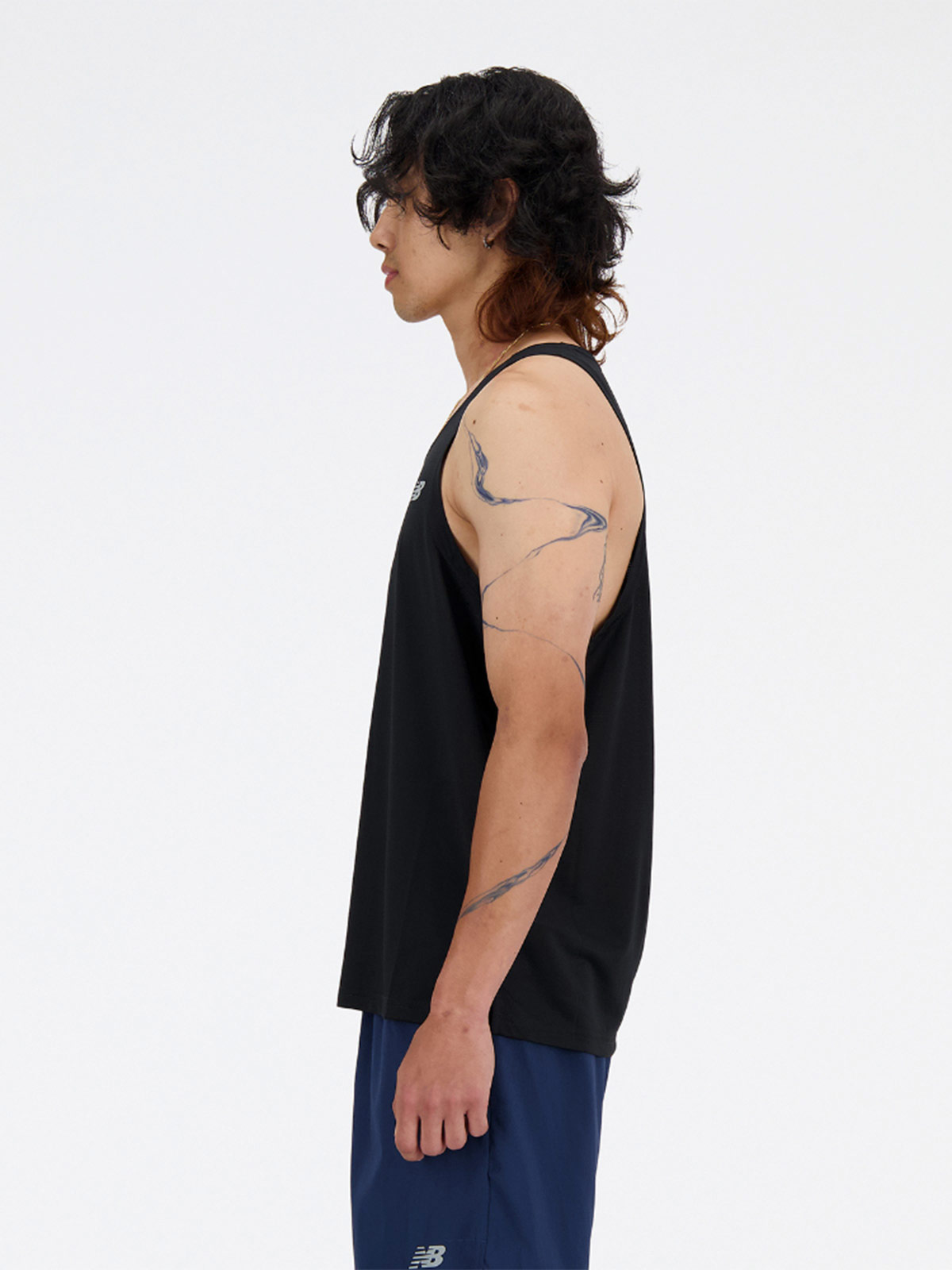 POLO HOMBRE NEW BALANCE NEGRO TANK - 2