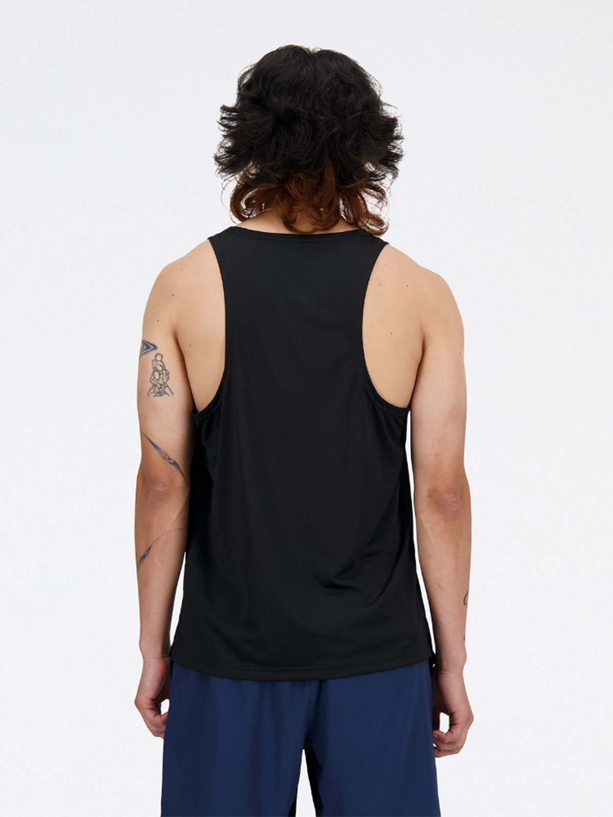 POLO HOMBRE NEW BALANCE NEGRO TANK - 3