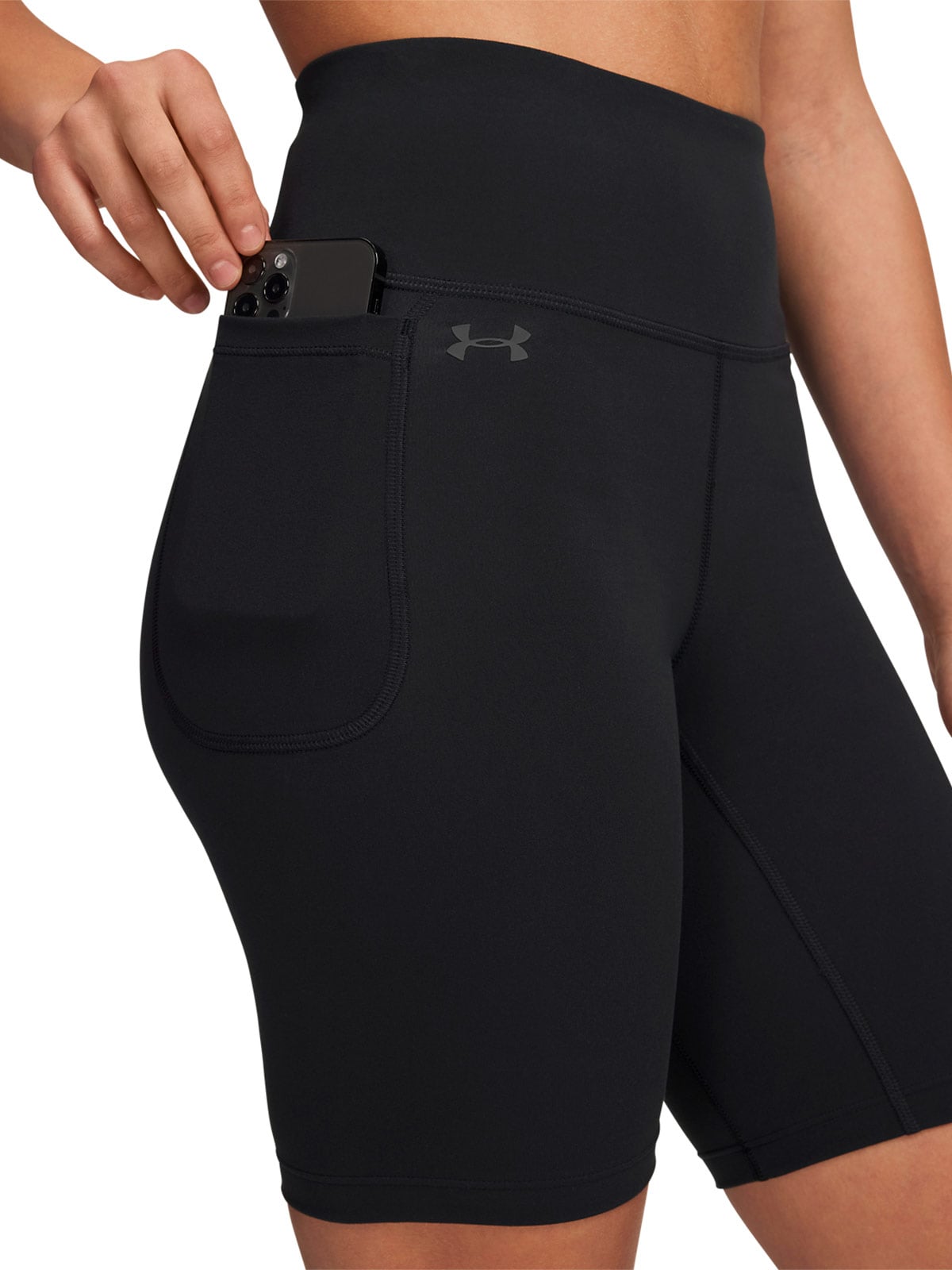 SHORT MUJER UNDER ARMOUR NEGRO MOTION BIKE - 3
