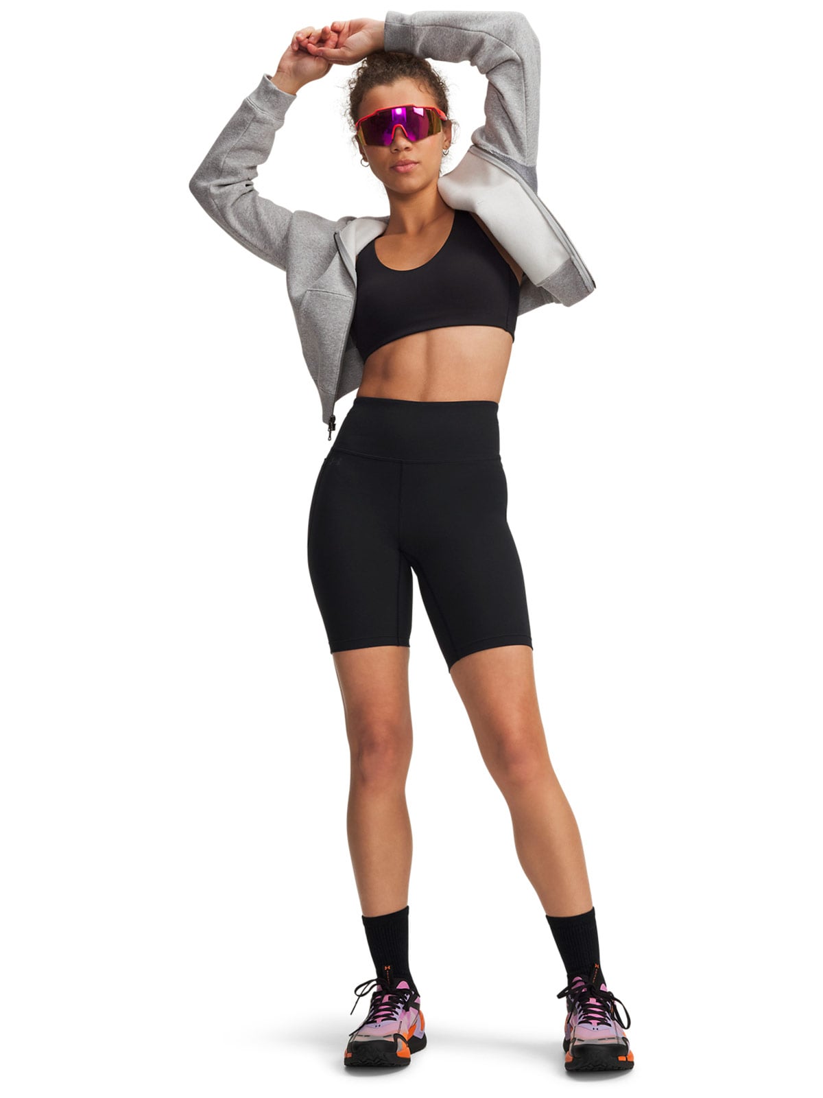 SHORT MUJER UNDER ARMOUR NEGRO MOTION BIKE - 4