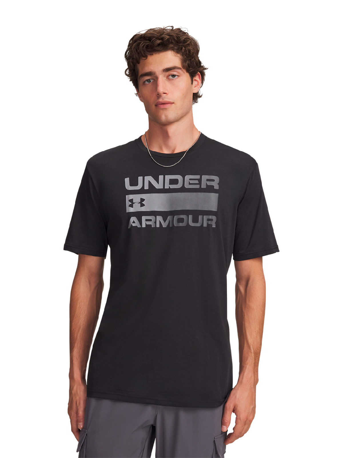 POLO DEPORTIVO HOMBRE UNDER ARMOUR NEGRO TEAM ISSUE - 1